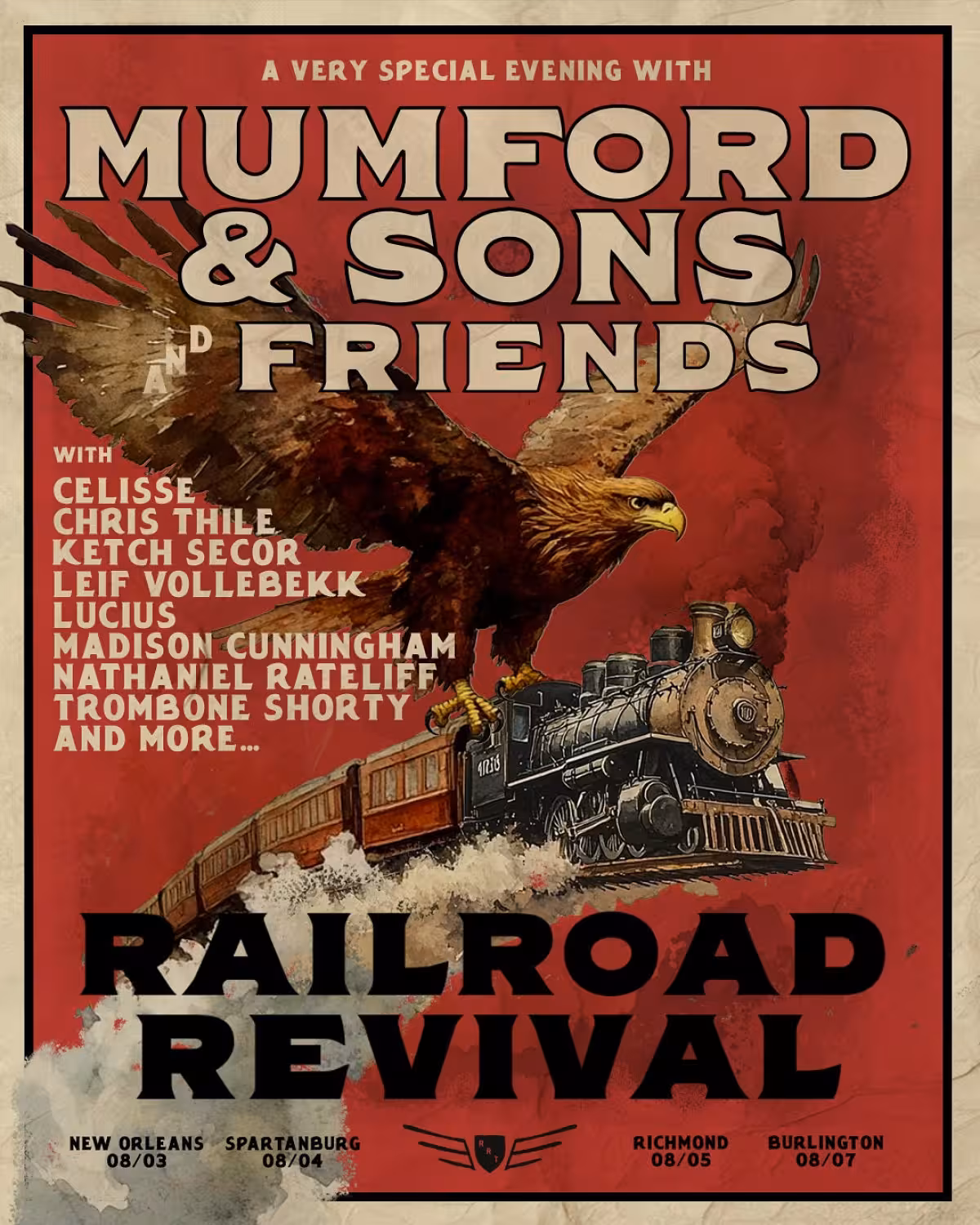 Mumford & Sons Railroad Revival Tour Sale Live Frenzied fans rejoice as Mumford & Sons launch their bold Railroad Revival tour sale now!!