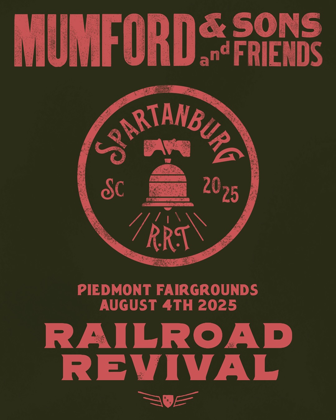Mumford & Sons Railroad Revival Tour Sale Live