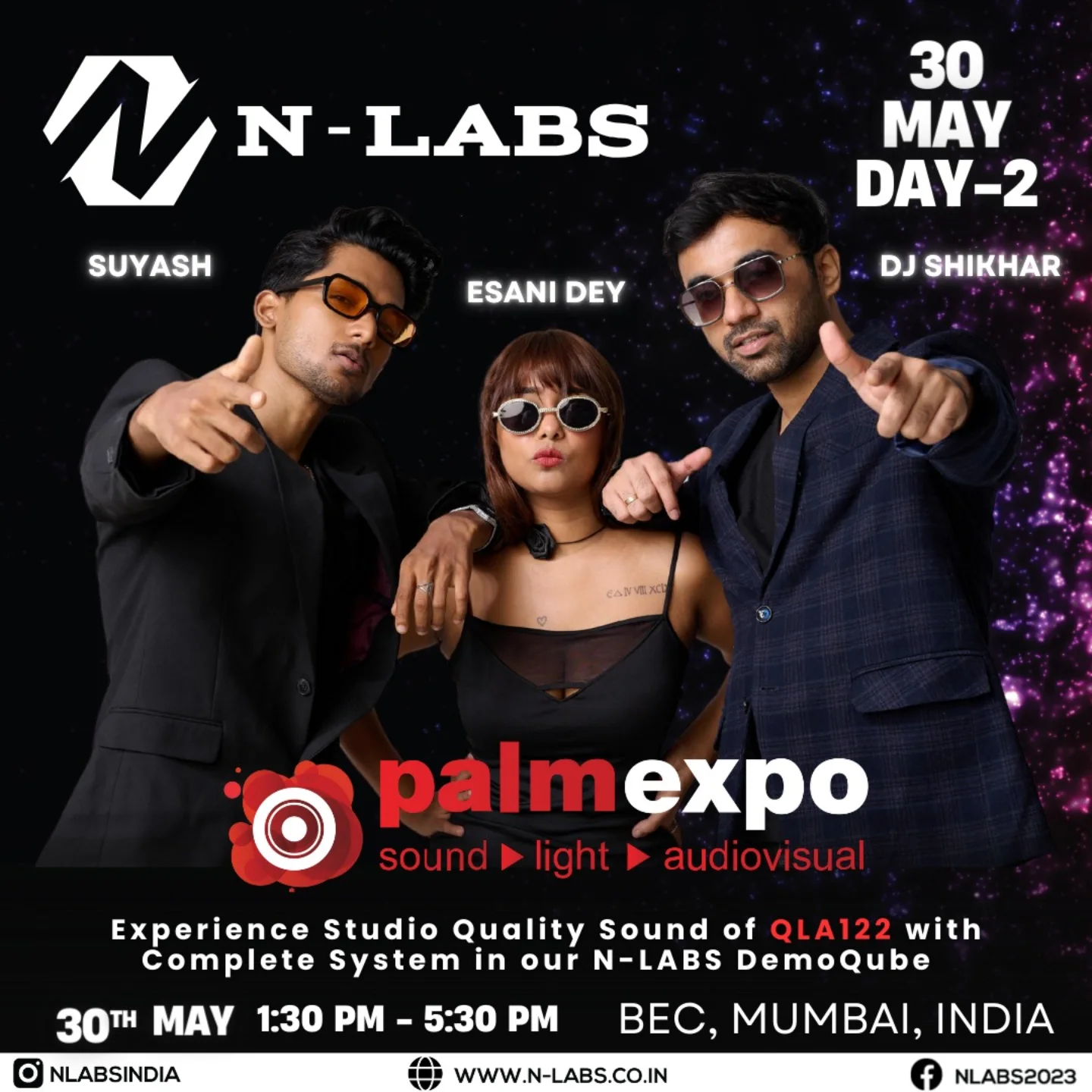 N-LABS Unveils QLA122 At Palm Expo 2025 Feel the energy of premium live audio and visuals as elite DJs transform Palm Expo 2025.