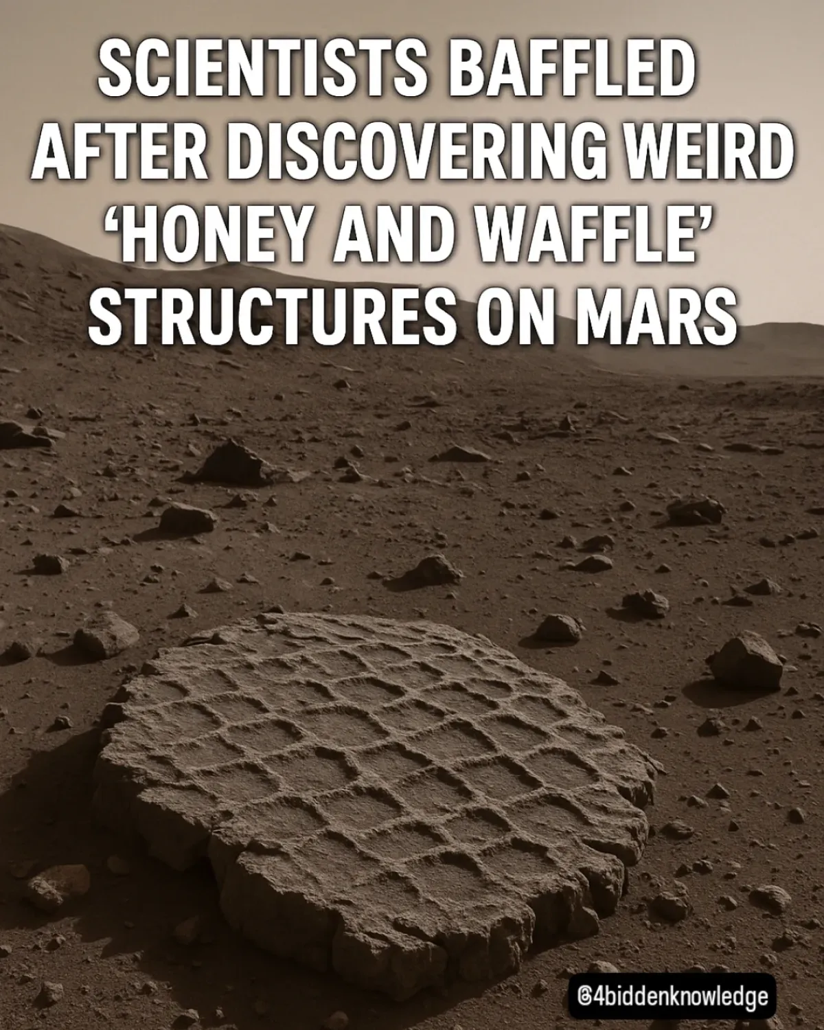 Curiosity Rover reveals rare hexagonal rocks in Gale Crater, hinting at old water cycles!!