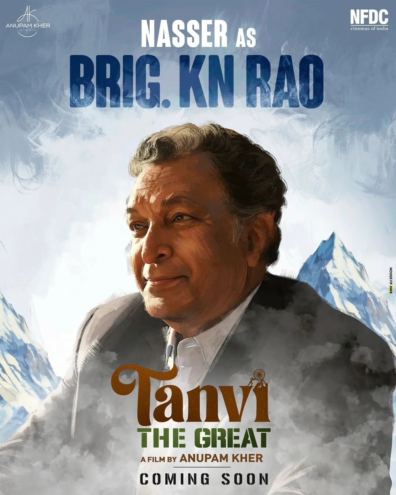 Legendary actor Nasser Sir embraces his role in Tanvi The Great.