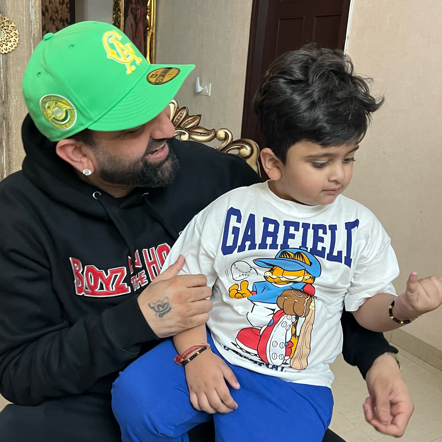Navraj Hans Celebrates Son Riddu’s Birthday Celebrating a heartfelt birthday moment on Instagram with playful love and proud smiles.!!
