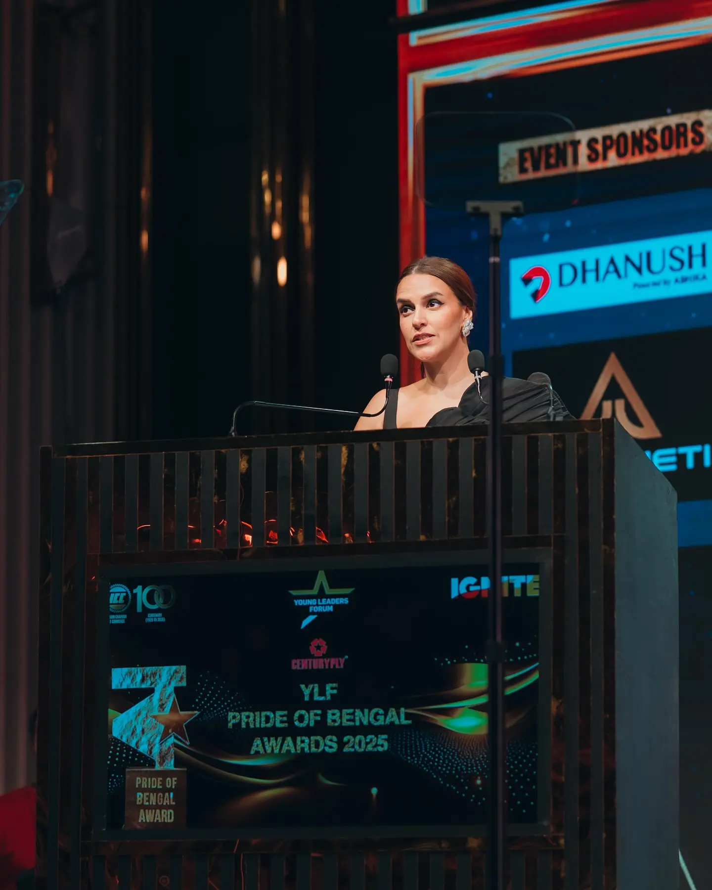 Neha Dhupia Embraces #Yflo Energy In Kolkata Event