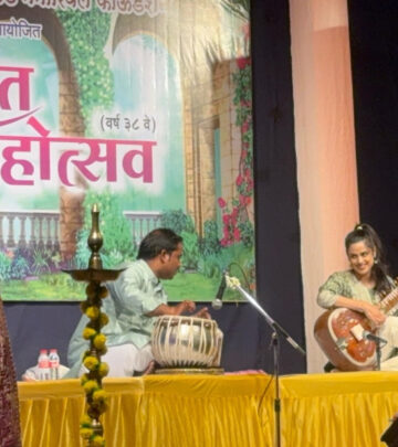 Renowned sitarist expresses heartfelt gratitude at a memorial festival with profound thanks