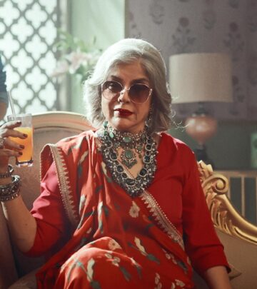 Premiere alert: Zeenat Aman stuns in The Royals, streaming on Netflix. Regal charm awaits.
