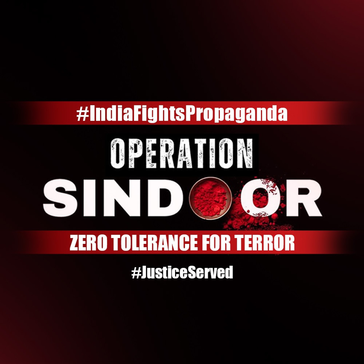 A resolute message from India, affirming strength and gratitude under Modi's leadership today.
