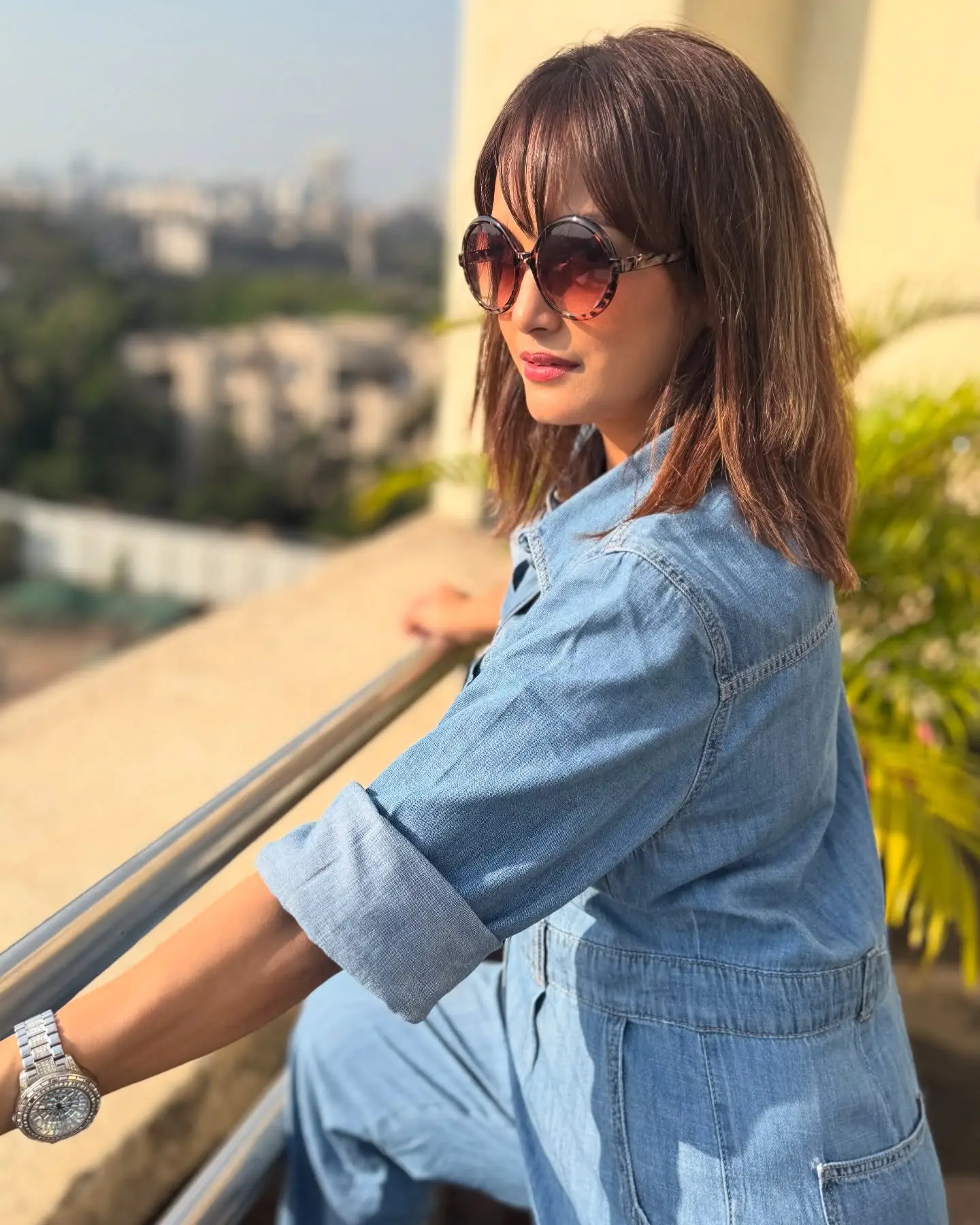 Nisha Rawal Embraces Personal Growth And Independence Reflecting on her journey, the actress inspires with a quiet moment of self-discovery.