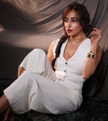 Niyati Fatnani Stuns With Lovey Dovey White OOTD Look