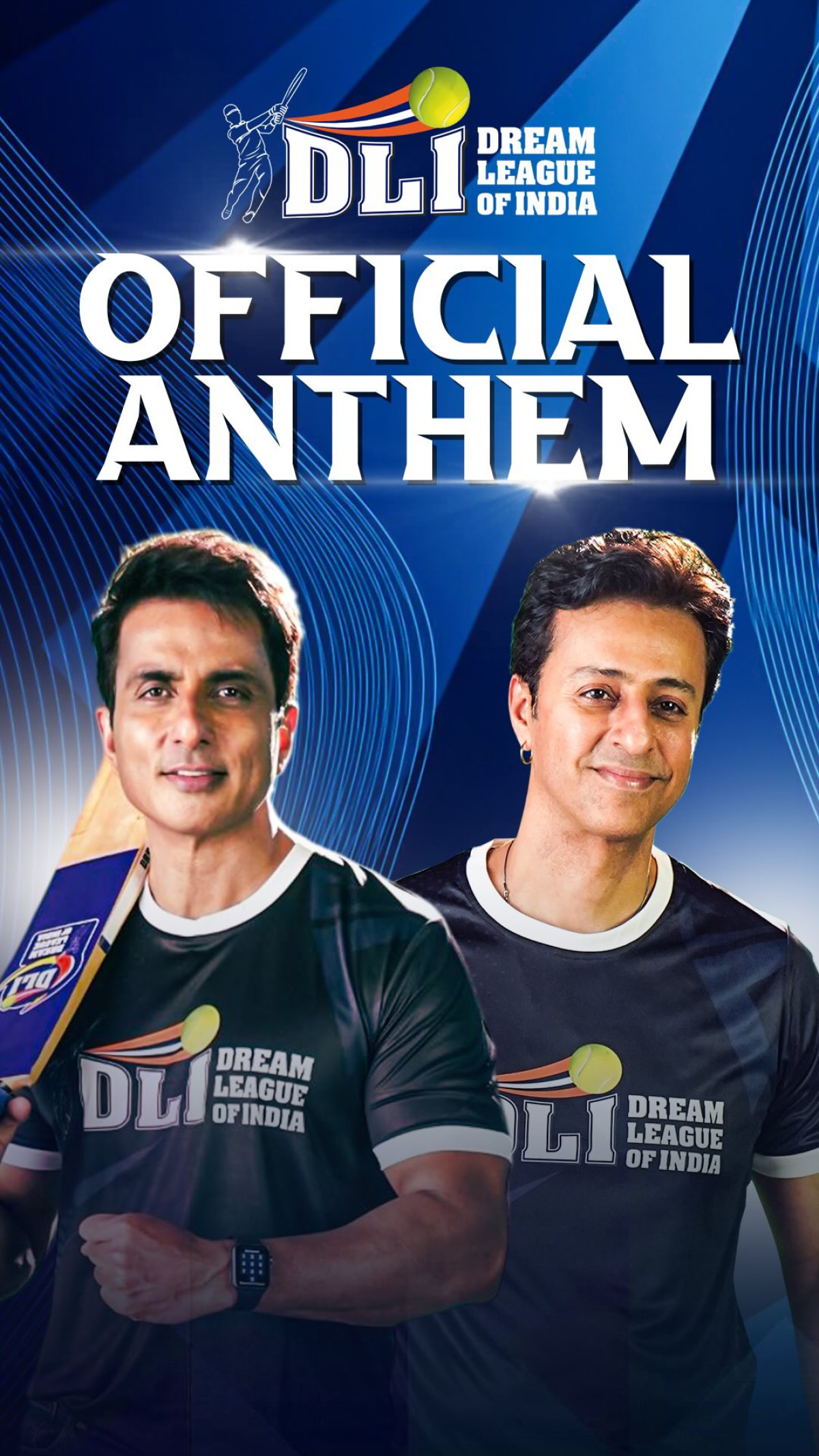 Official Anthem Of Dream League India Unveiled Revolutionizing tennis ball cricket, Sonu Sood unites dreams and passion in India 2023!!!