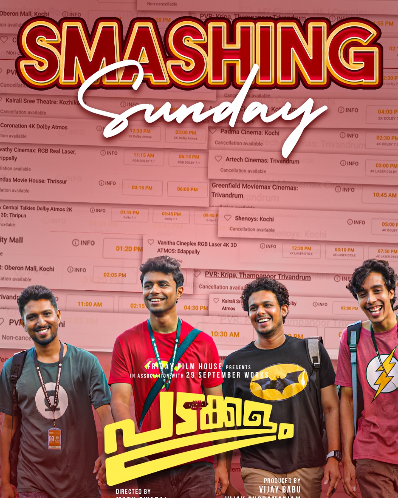 Padakkalam Movie Shines With Star-Studded Sunday Premiere Exclusive launch day excitement as Padakkalam draws massive crowds and engages audiences!!