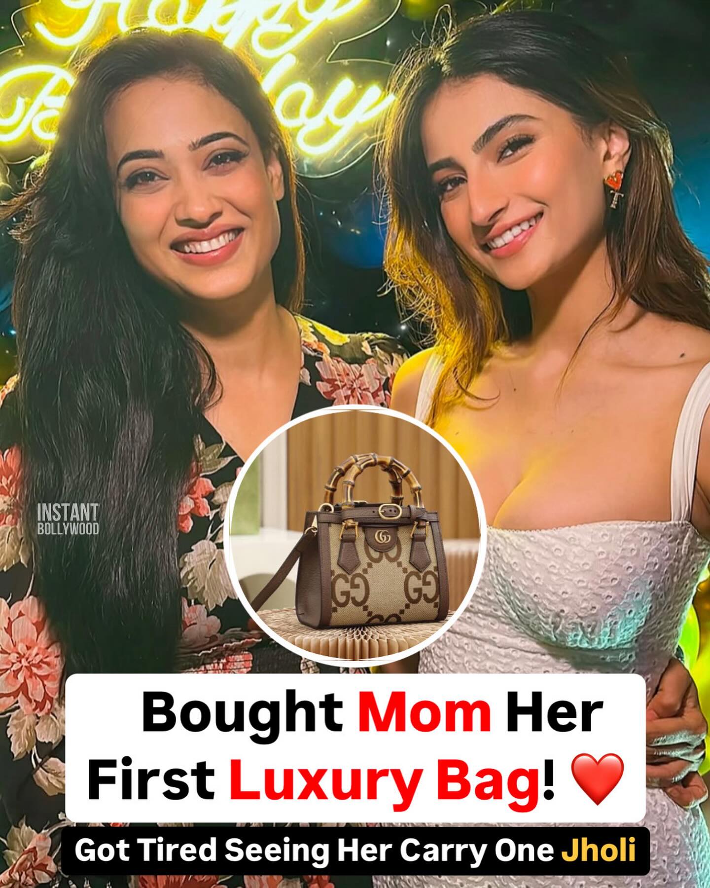 Palak Tiwari champions self-care by gifting her hardworking mom a chic branded handbag now