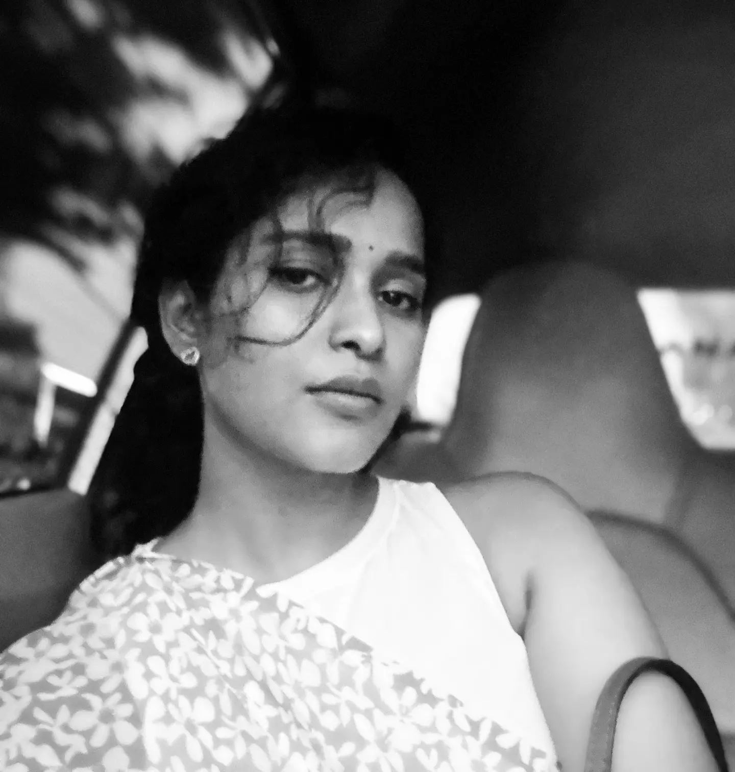Pavani Karanam Embraces Black And White Aesthetic