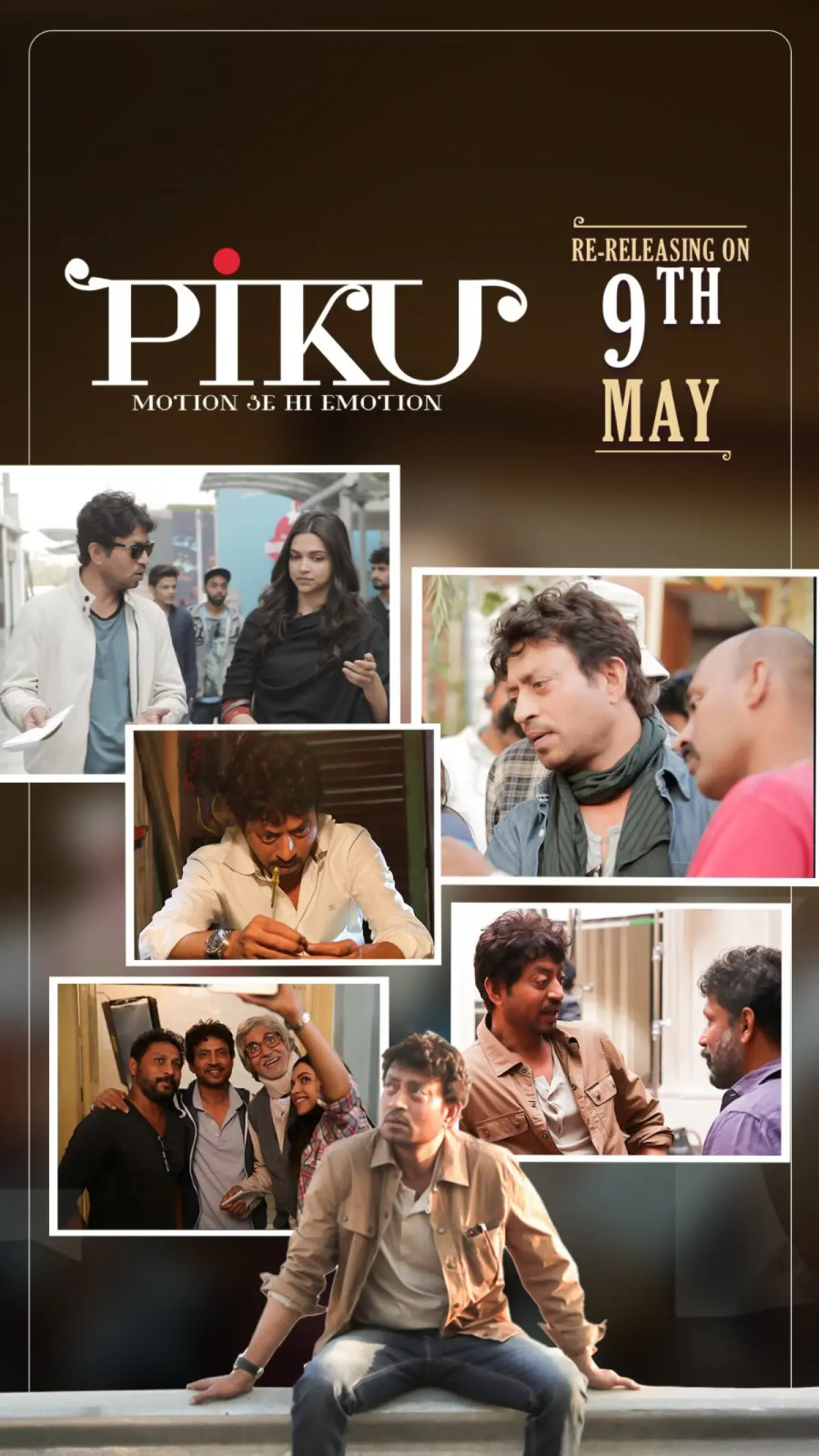 Piku Re-Release Rekindles Bollywood Magic Relive the unsaid emotions and captivating journey of Piku as it hits theaters on May 9.
