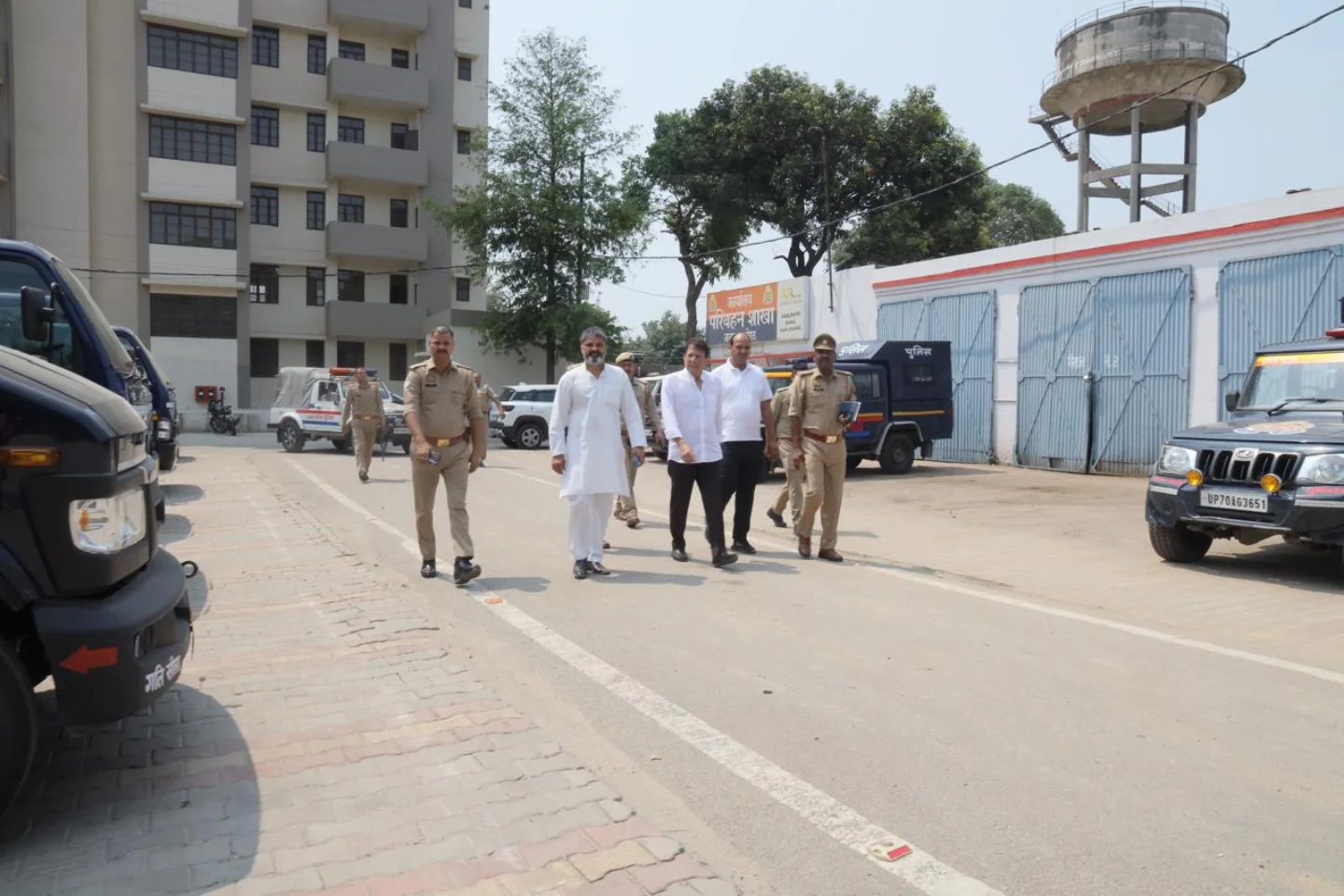 Police Transport Department Inspected Today