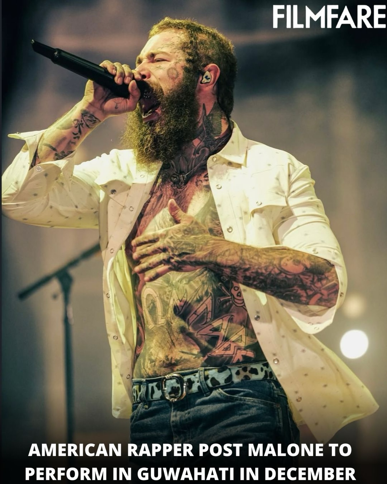 Post Malone To Rock Guwahati American star gears up for a high-energy December performance that will electrify Guwahati