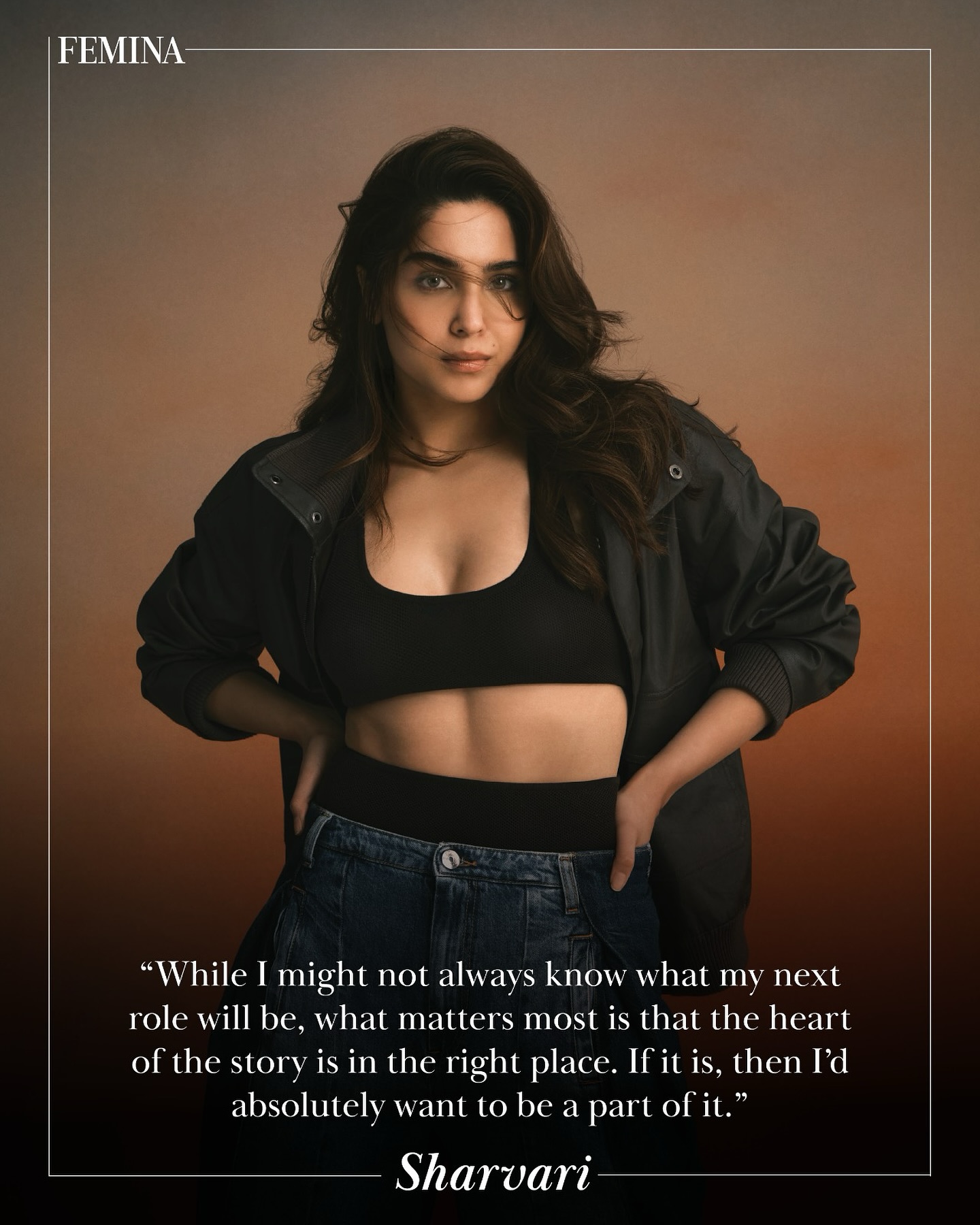 Powerful Stage: Femina Empowers Sharvari Femina celebrates unwavering strength and creativity, reminding us that real power comes