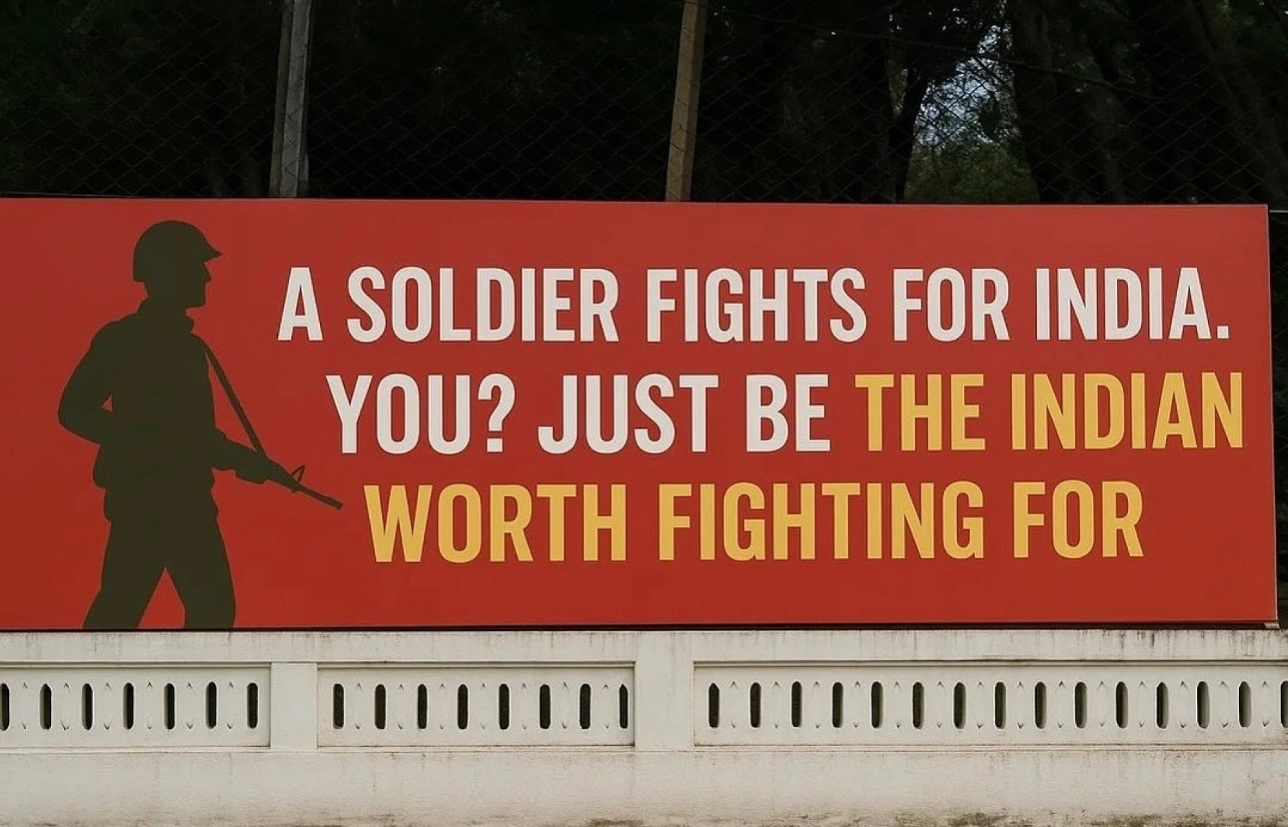A moving post reveres brave men defending our borders, echoing deep gratitude and freedom.