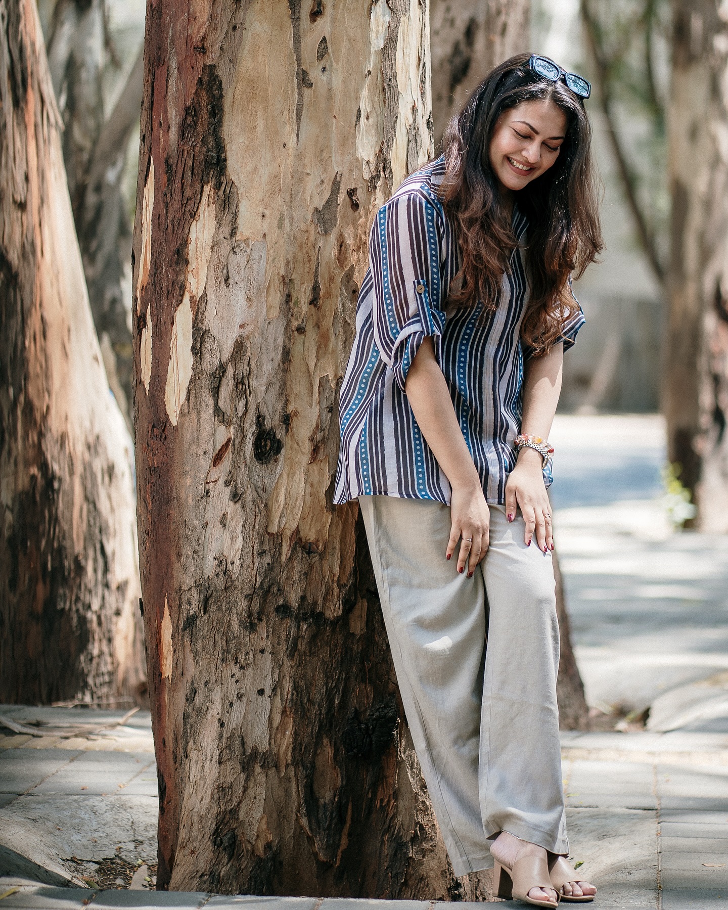 Priyanka Barve Embraces Sunlit Calm Embracing sunlight and serene vibes, this Insta look captures Priyanka Barve's calm style -OK