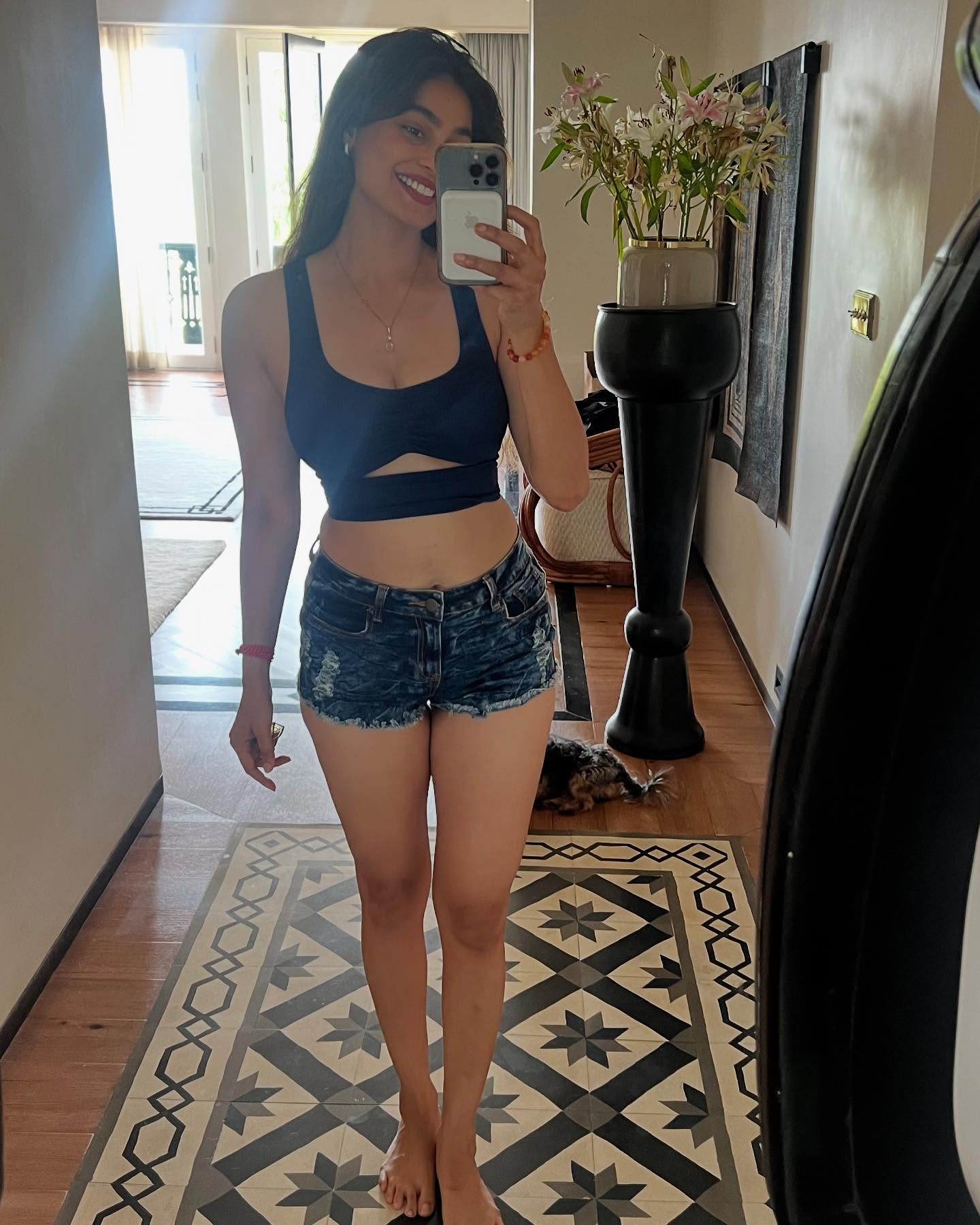 Puja Gupta Embraces Summertime Madness Stylish celebrity Puja Gupta channels bold summer vibes with sizzling, sunlit energy today.