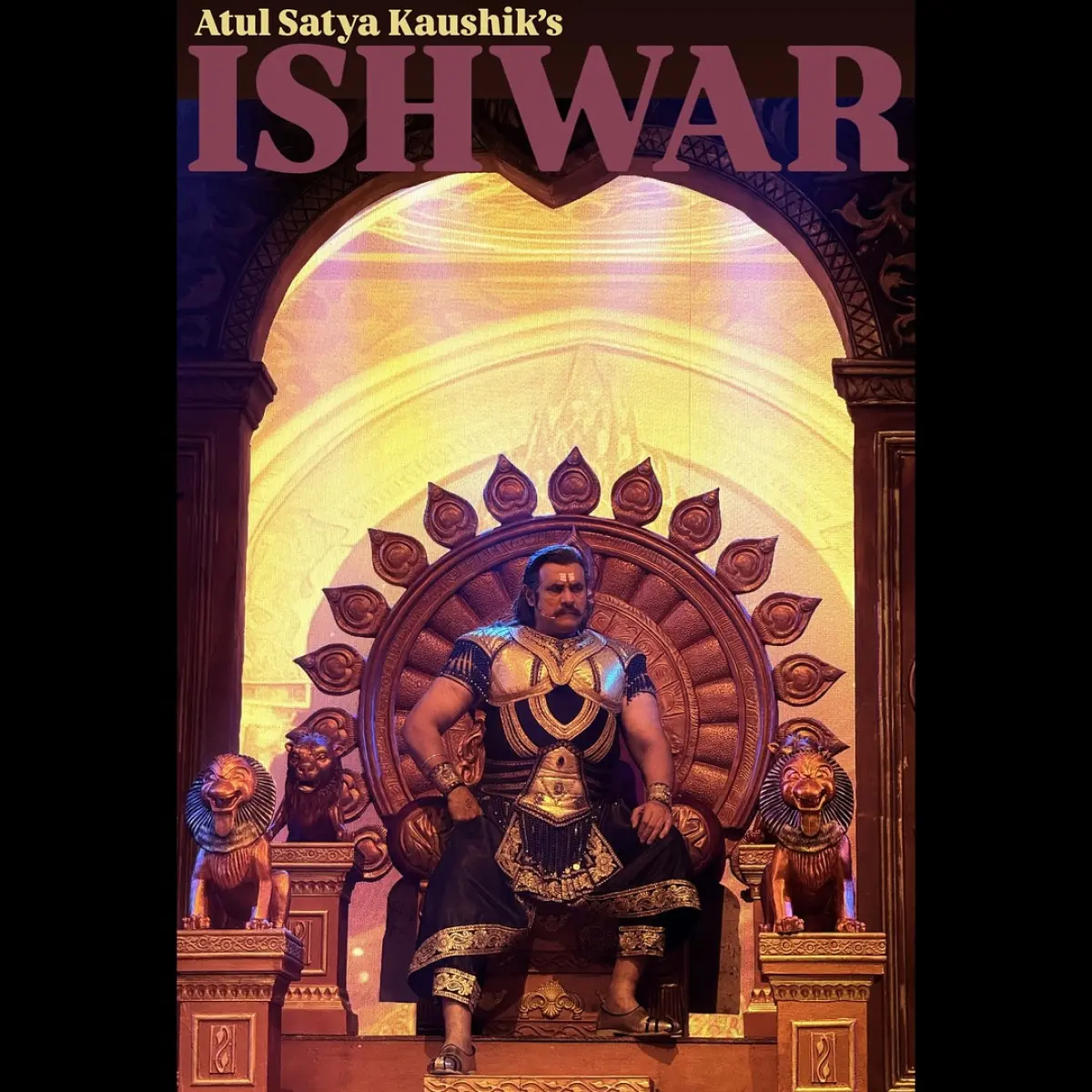 Puneet Issar Reigns as Lankadhipati Iconic actor embraces his mythological persona with grandeur in contemporary digital style.