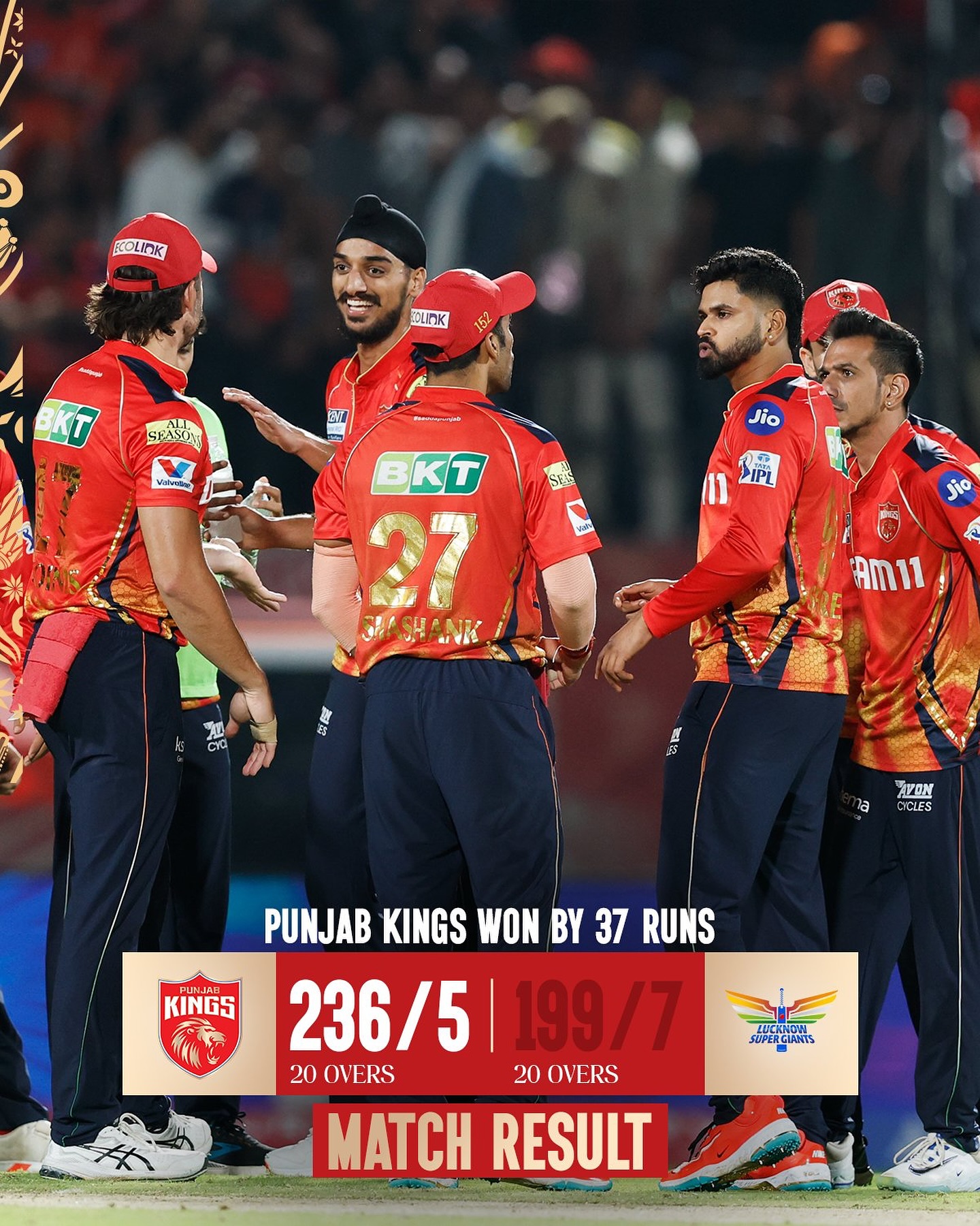 Punjab Kings Clinch Spectacular Win In Dharamshala Thrilling home ground win: explosive knock, key wickets, & masterful captaincy unfold!!!!!