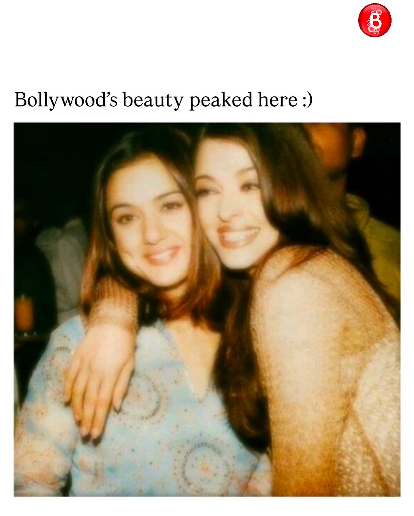 Queens Of Bollywood: Aishwarya And Preity Timeless grace and iconic charm unite in this stunning display of classic Bollywood beauty.