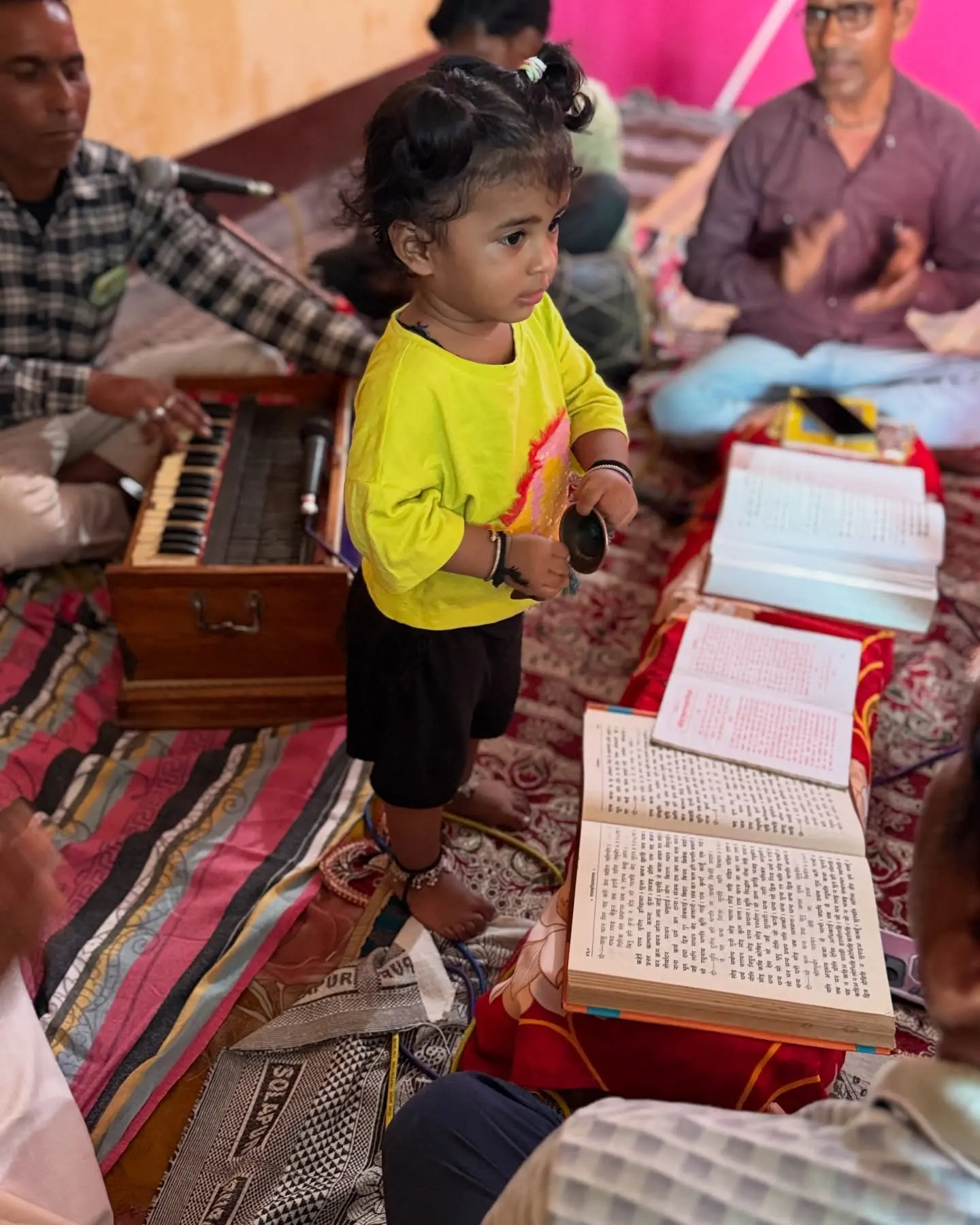 Radha Srivastav's Devotional Moment With Daughter