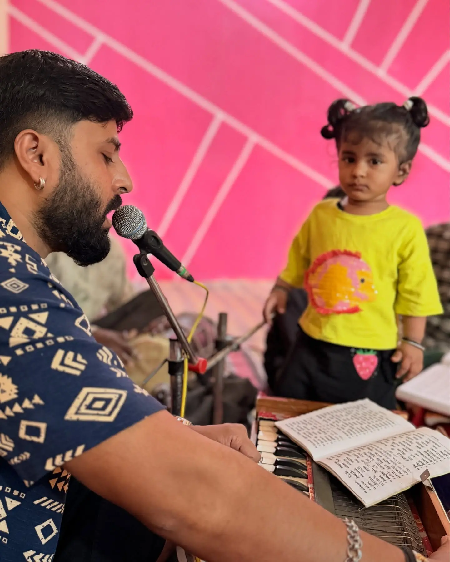 Radha Srivastav's Devotional Moment With Daughter