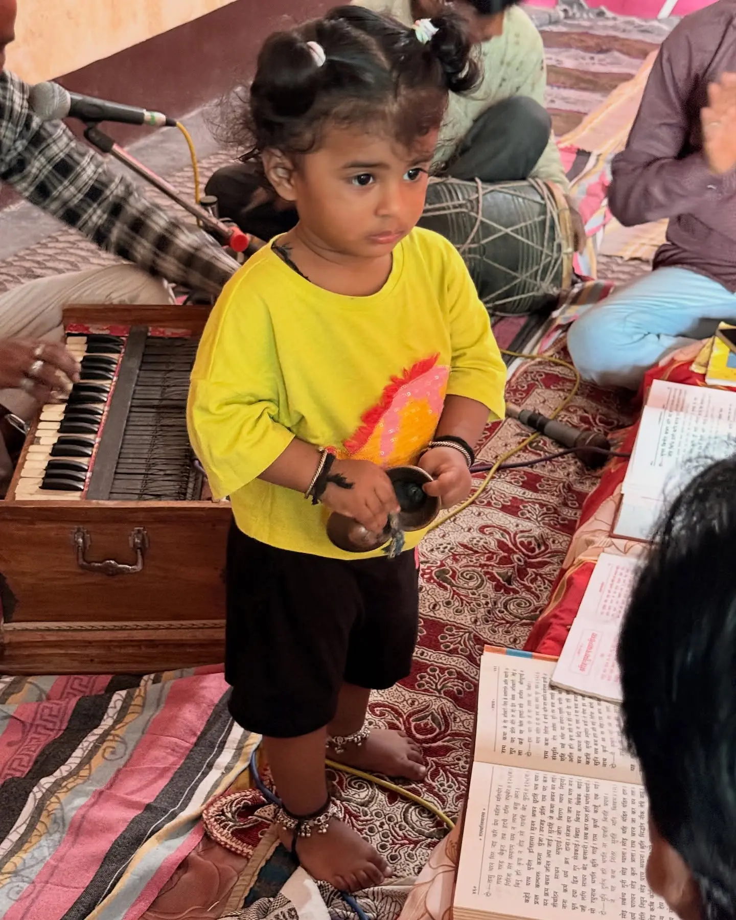 Radha Srivastav's Devotional Moment With Daughter
