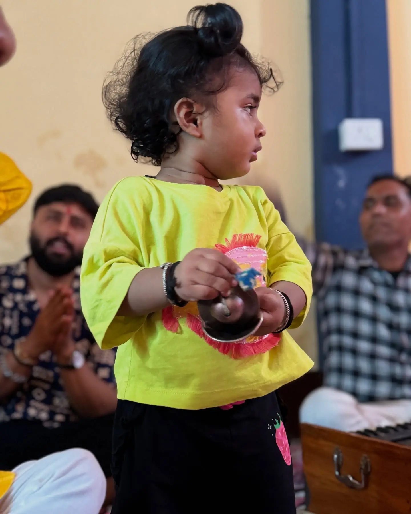 Radha Srivastav's Devotional Moment With Daughter