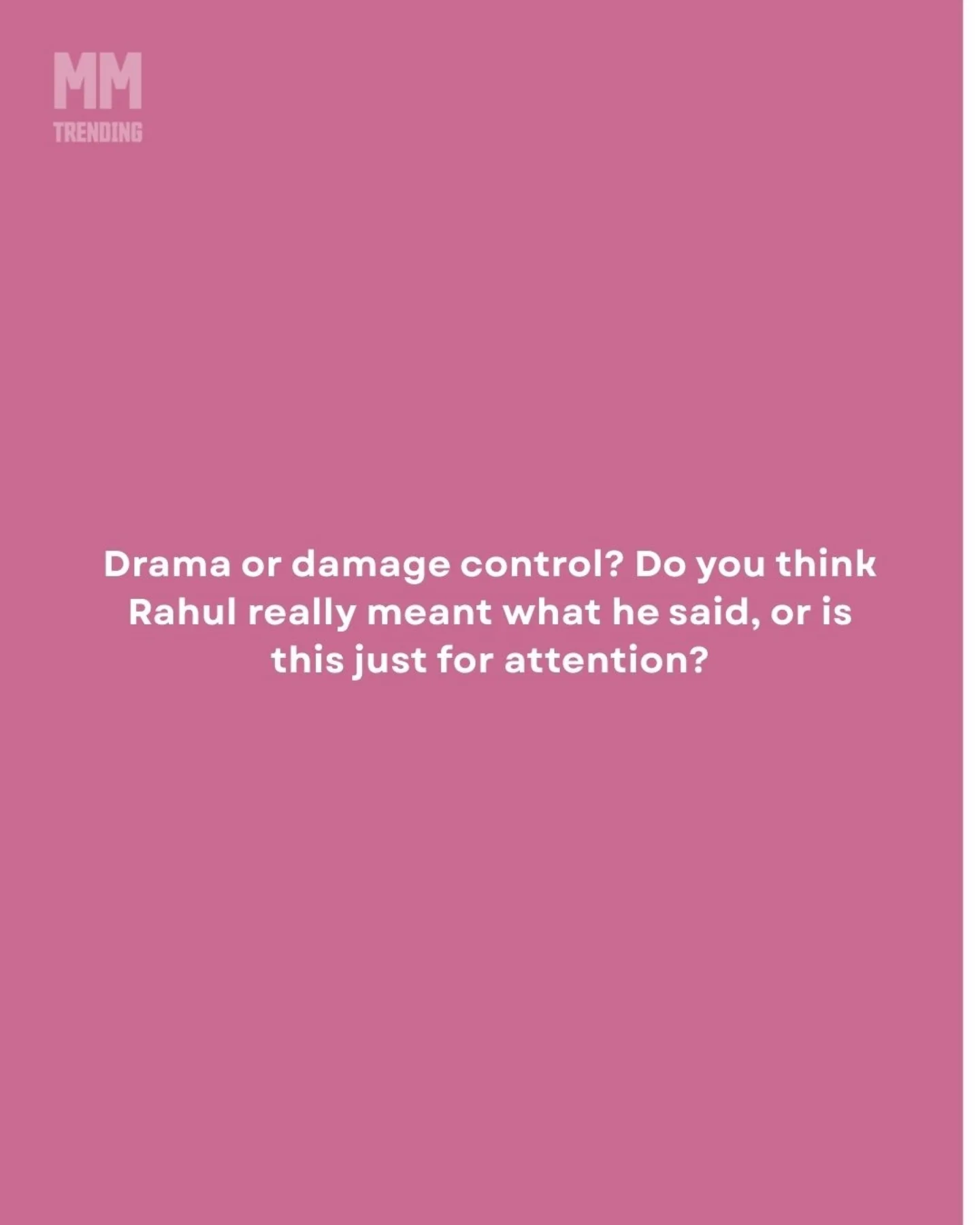 Rahul Vaidya’s Joker Comment Sparks Instagram Debate