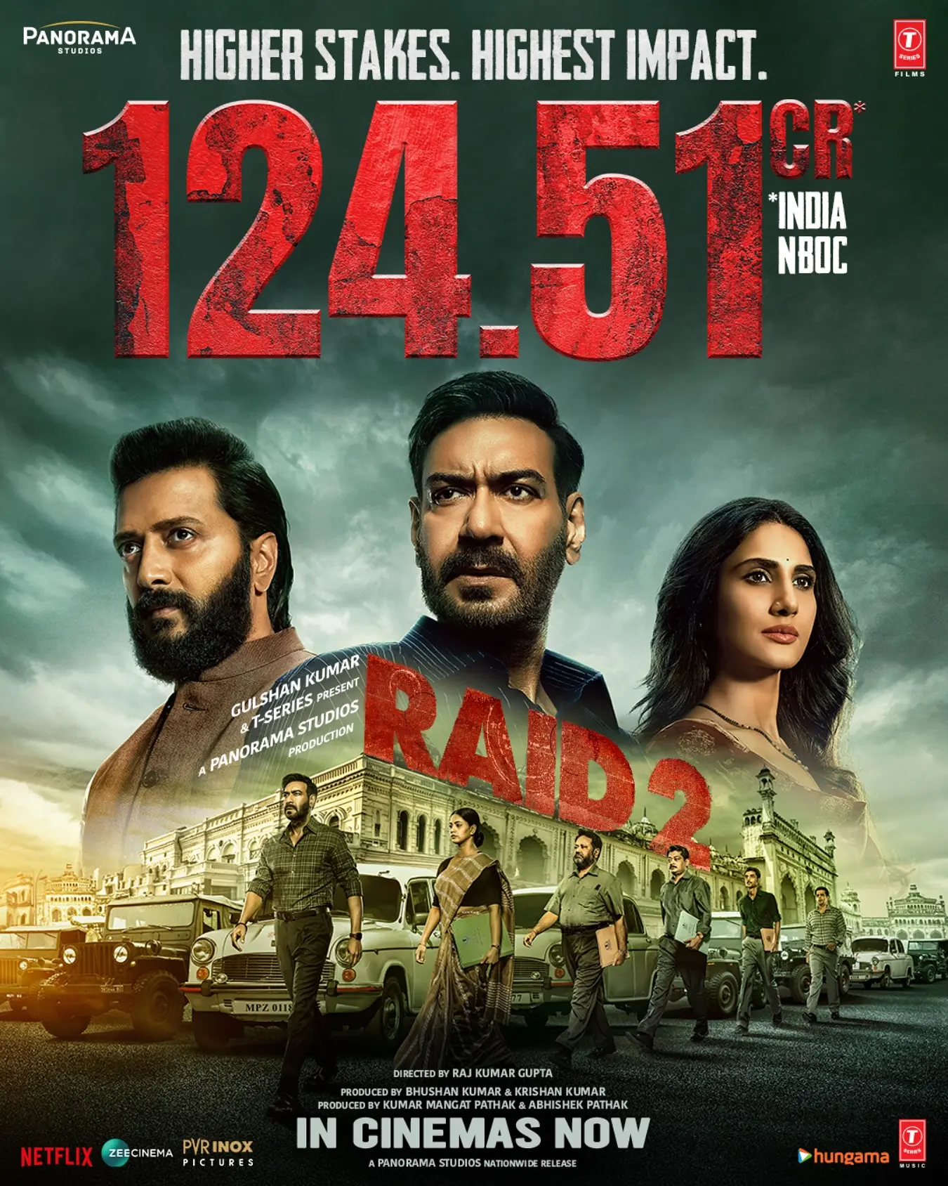 Raid 2 Box Office Smash Grateful and thrilled as Raid 2 smashes records with a box office hit of 124.51 Crore.!!..