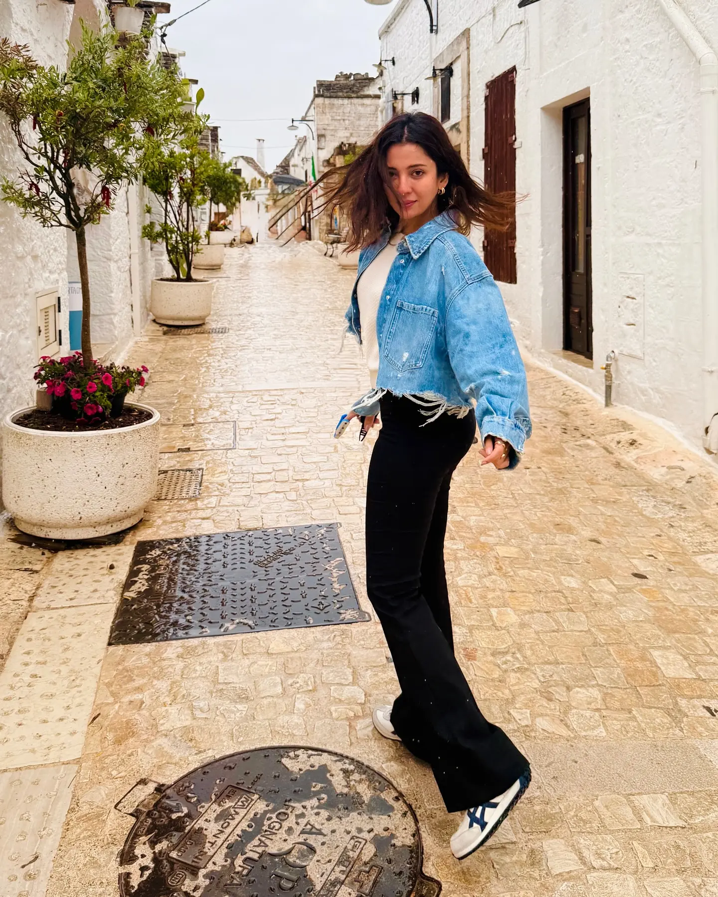 Rainy Day In Alberobello Celebrity Barkha Singh captures Italian heritage under rainy skies in Alberobello. Today!