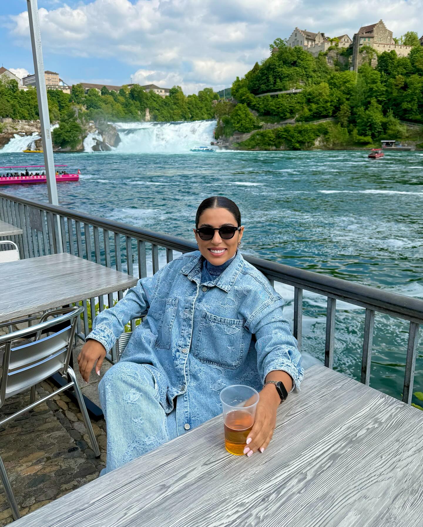 Rajaa Belmir Radiates In Swiss Getaway Rajaa Belmir radiates in Switzerland enjoying chic company, style, and charm with sparkle!