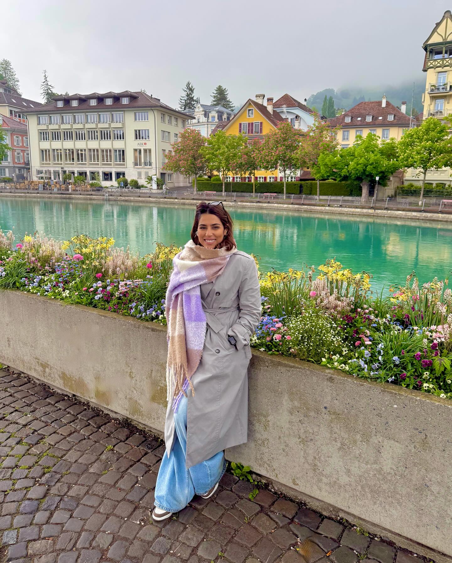 Rajaa Belmir Radiates In Swiss Getaway