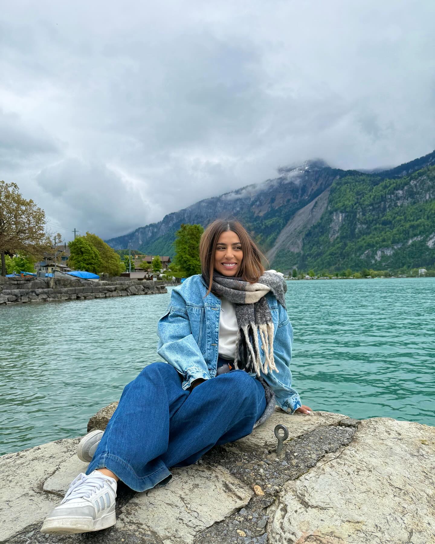 Rajaa Belmir Radiates In Swiss Getaway