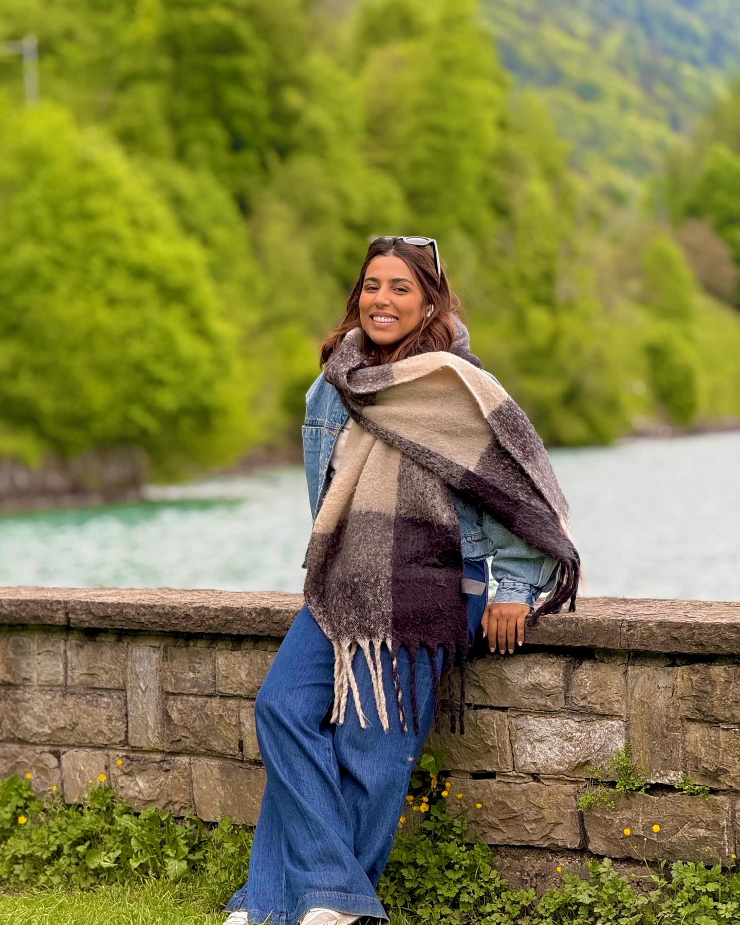 Rajaa Belmir Radiates In Swiss Getaway