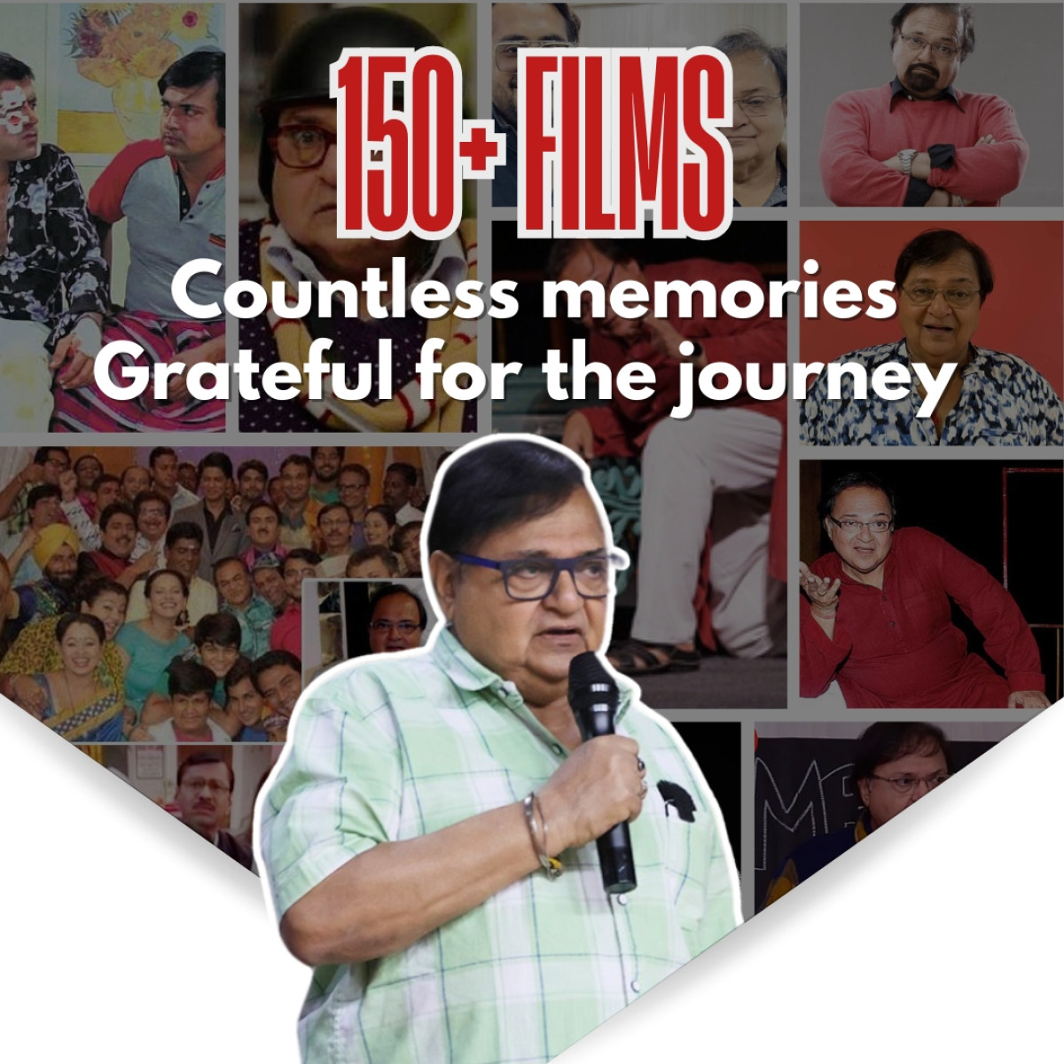 Rakesh Bedi Celebrates An Iconic Film Journey Celebrating enduring on-set magic, heartfelt gratitude for cinema through decades. So true