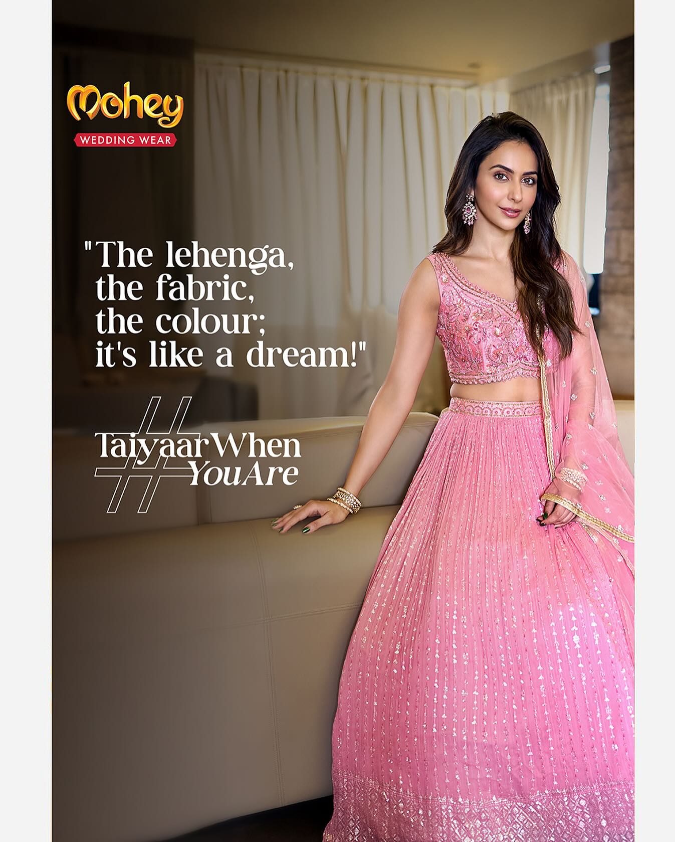 Rakul Preet Singh dazzles in chic crop top lehenga, uniting comfort with wedding glam now!