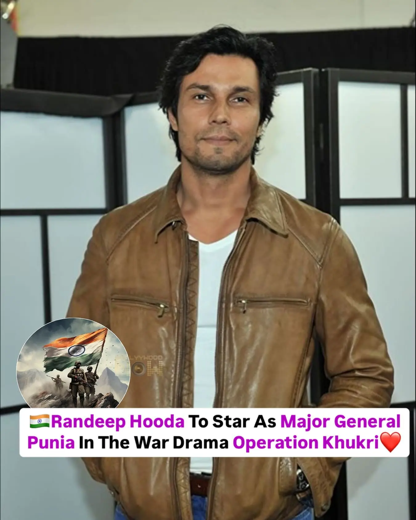 Randeep Hooda in Operation Khukri Acclaimed actor Randeep Hooda dives into history as he portrays a heroic general on screen.