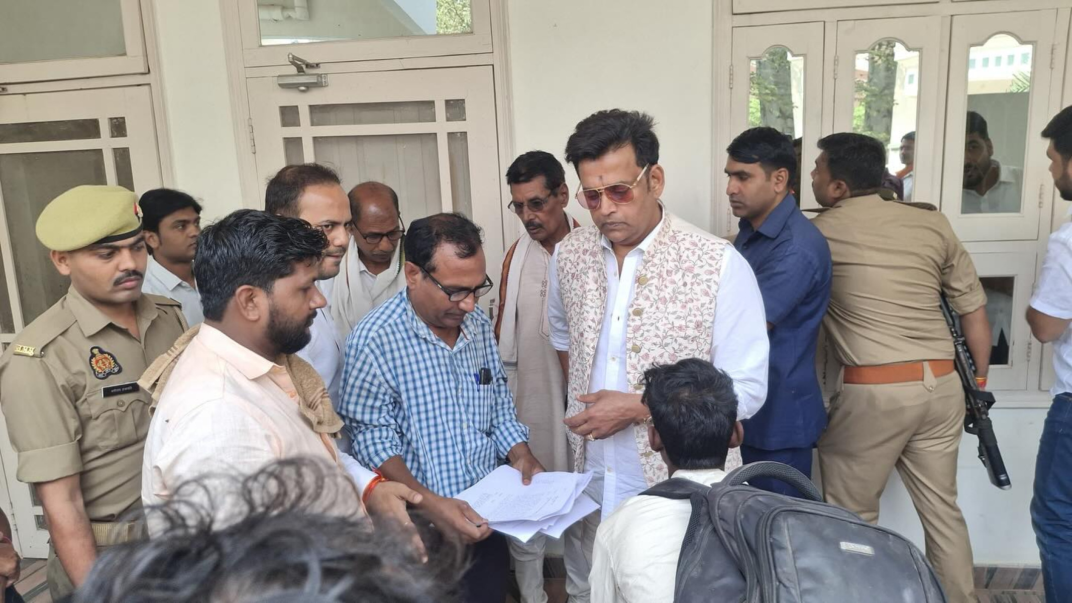Ravi Kishan Illuminates Gorakhpur With Janta Darshan A star initiative driving civic care and igniting local pride through community service!!!