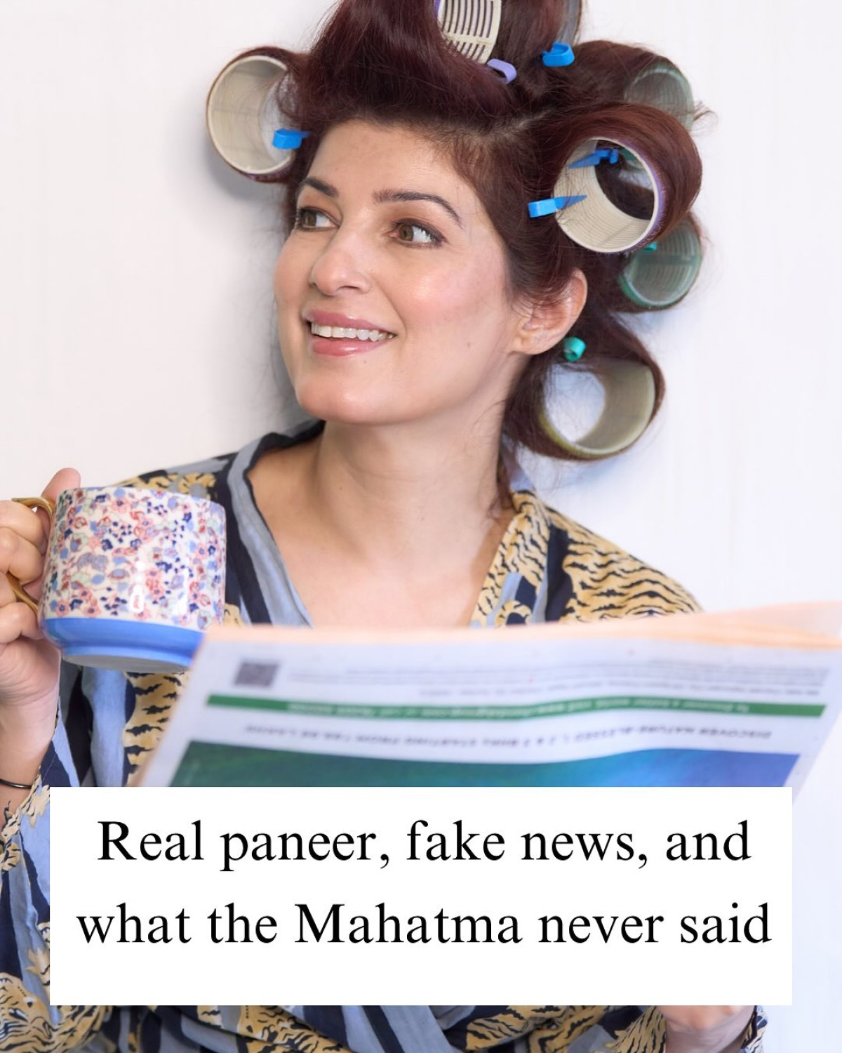 Real Paneer Vs Fake News: Twinkle Khanna’s Satire Witty look at misinformation plaguing modern media through a mix of irony and wordplay!!
