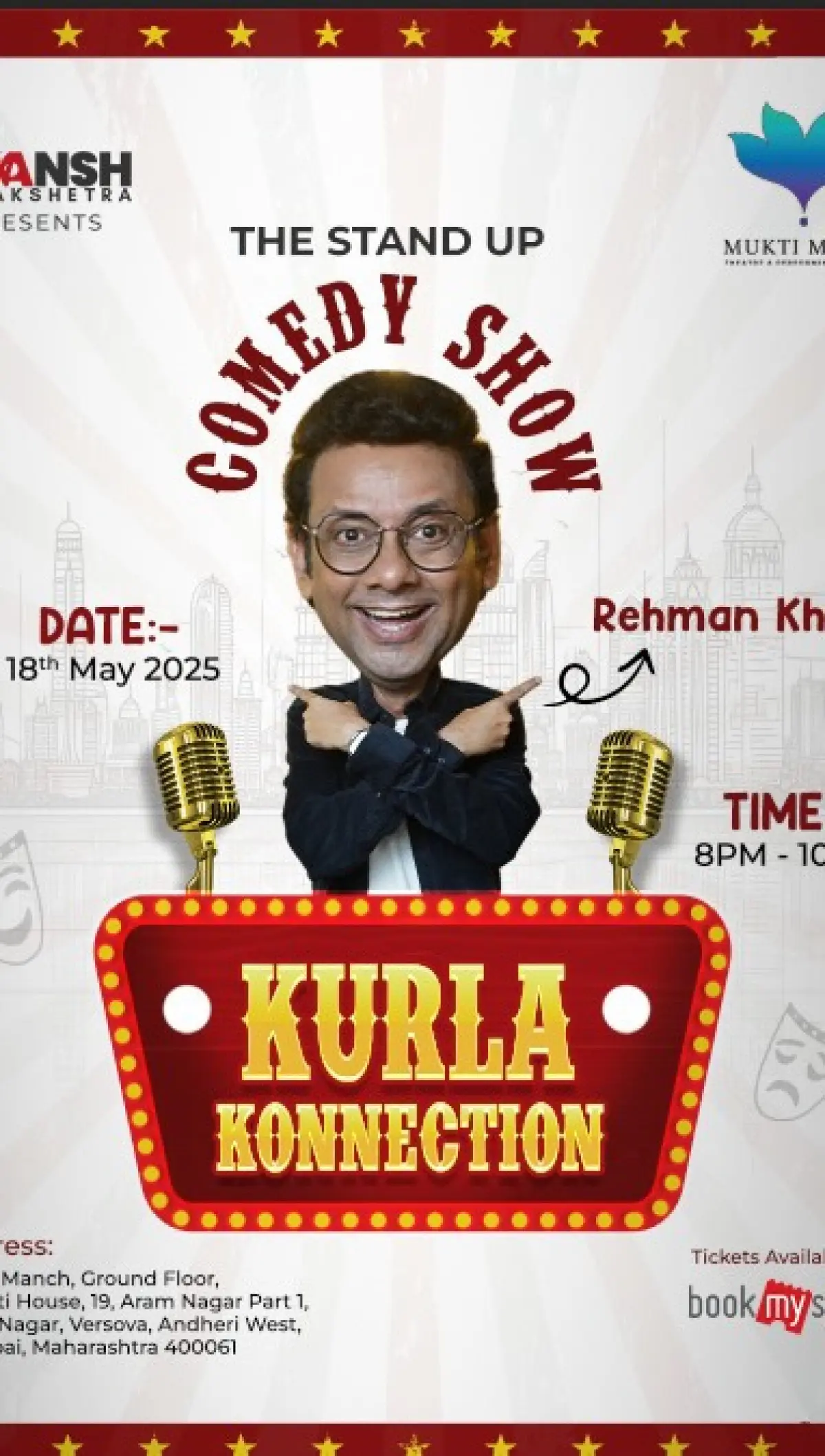 Rehman Khan’s Kurla Connection Sparks Laughter Celebrate Mumbai's essence: Quick wit, local slang, and genuine humor bring pure delight!!