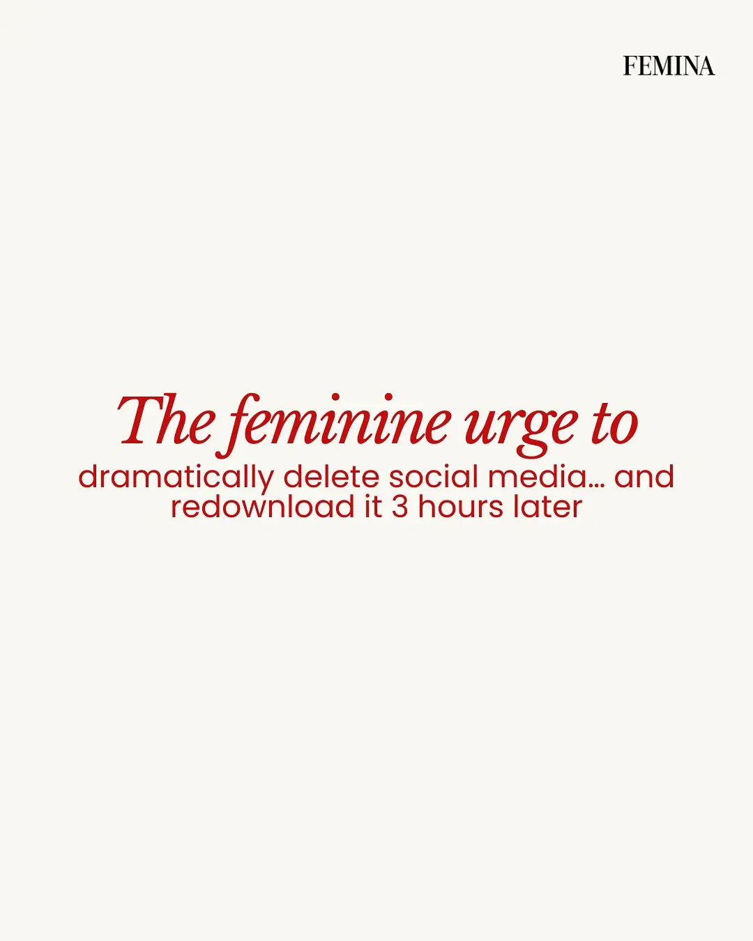 Relatable Feminine Urges Spark Social Conversation