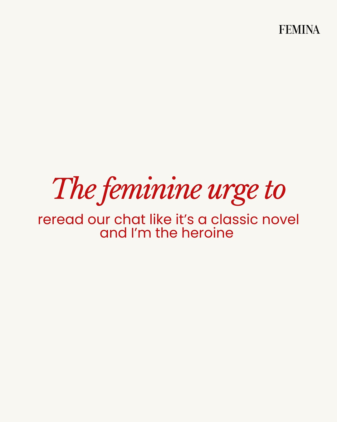 Relatable Feminine Urges Spark Social Conversation