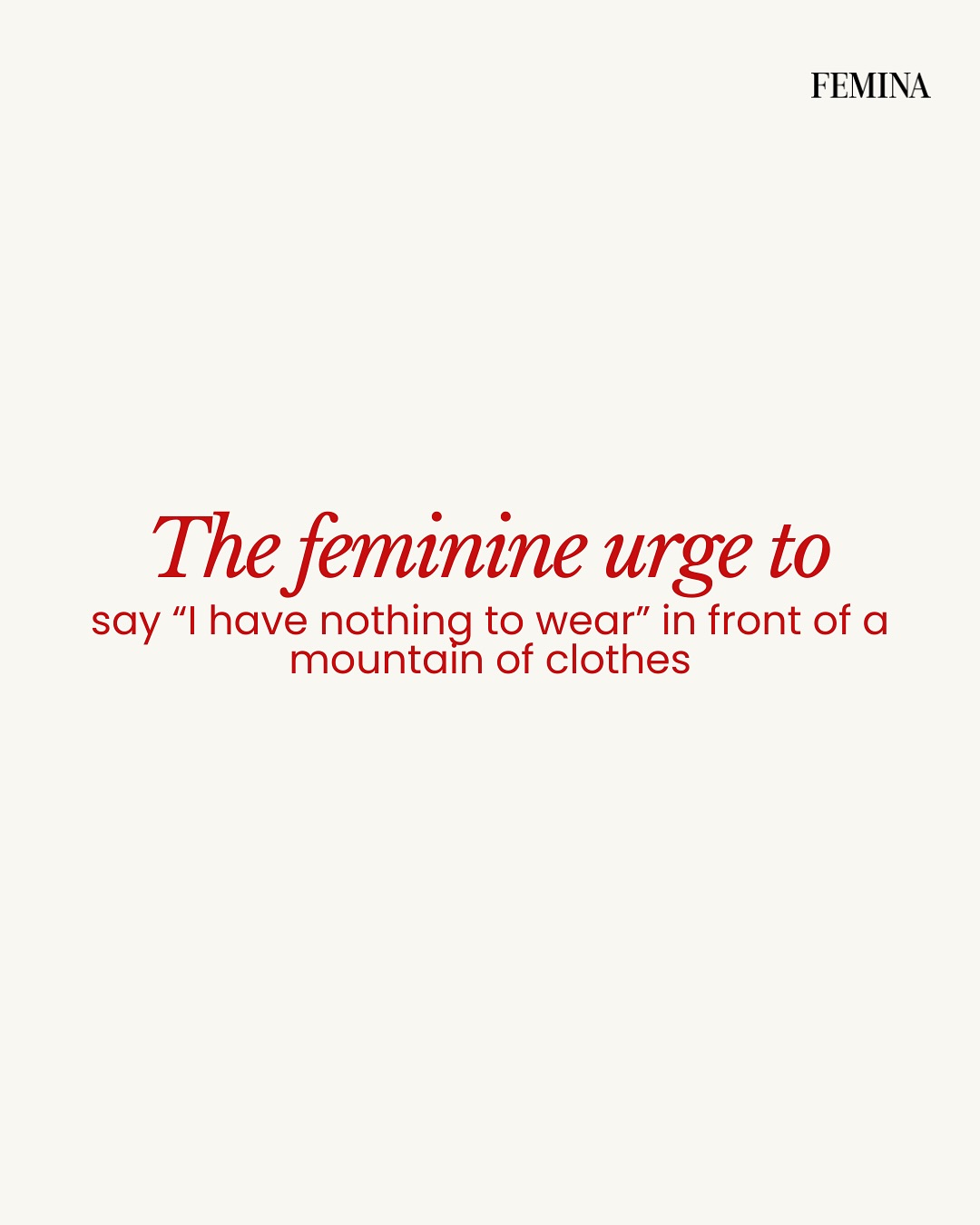 Relatable Feminine Urges Spark Social Conversation