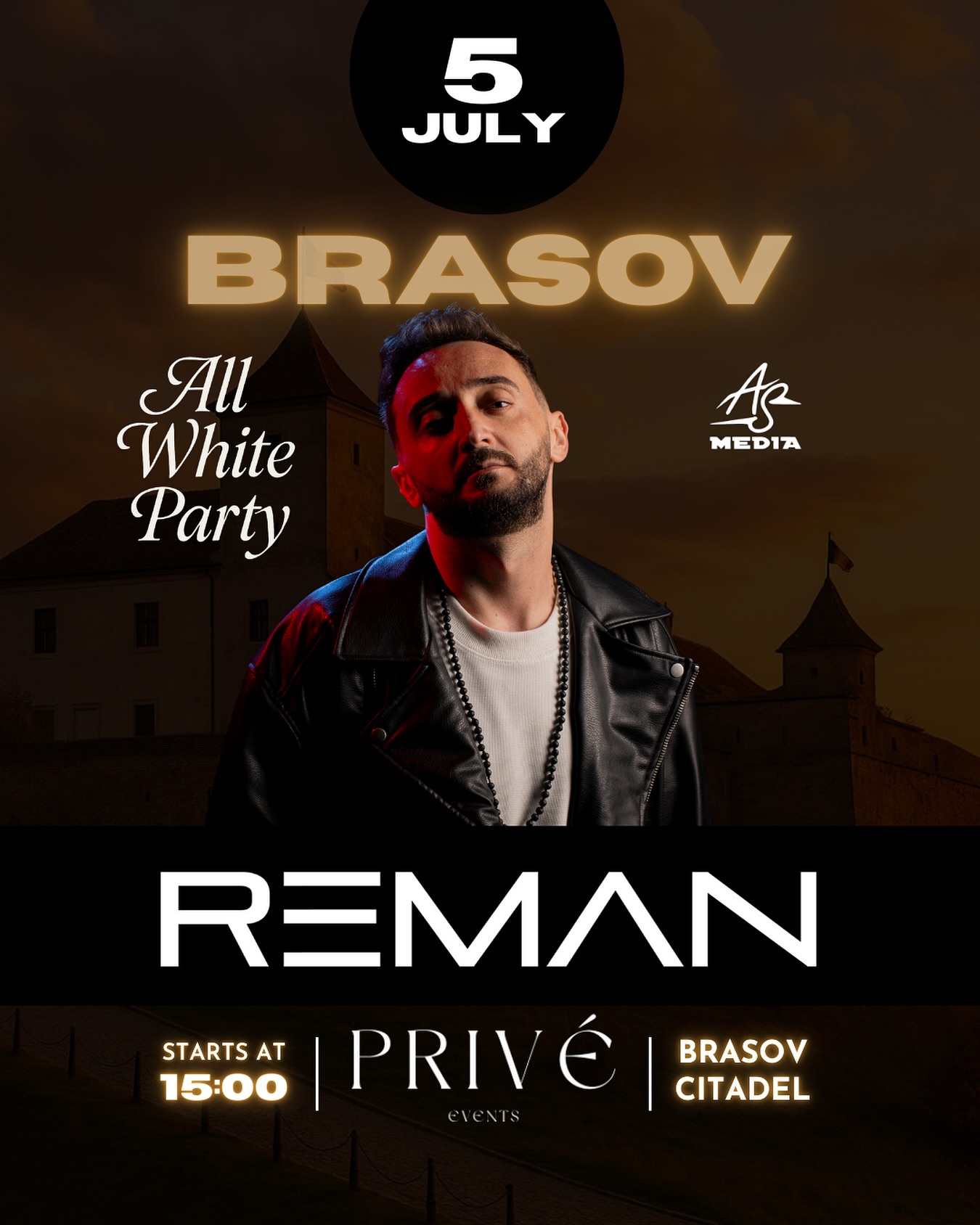 Feel the heat of Afro House as DJ ReMan sets Brașov Citadel ablaze with electrifying beats.