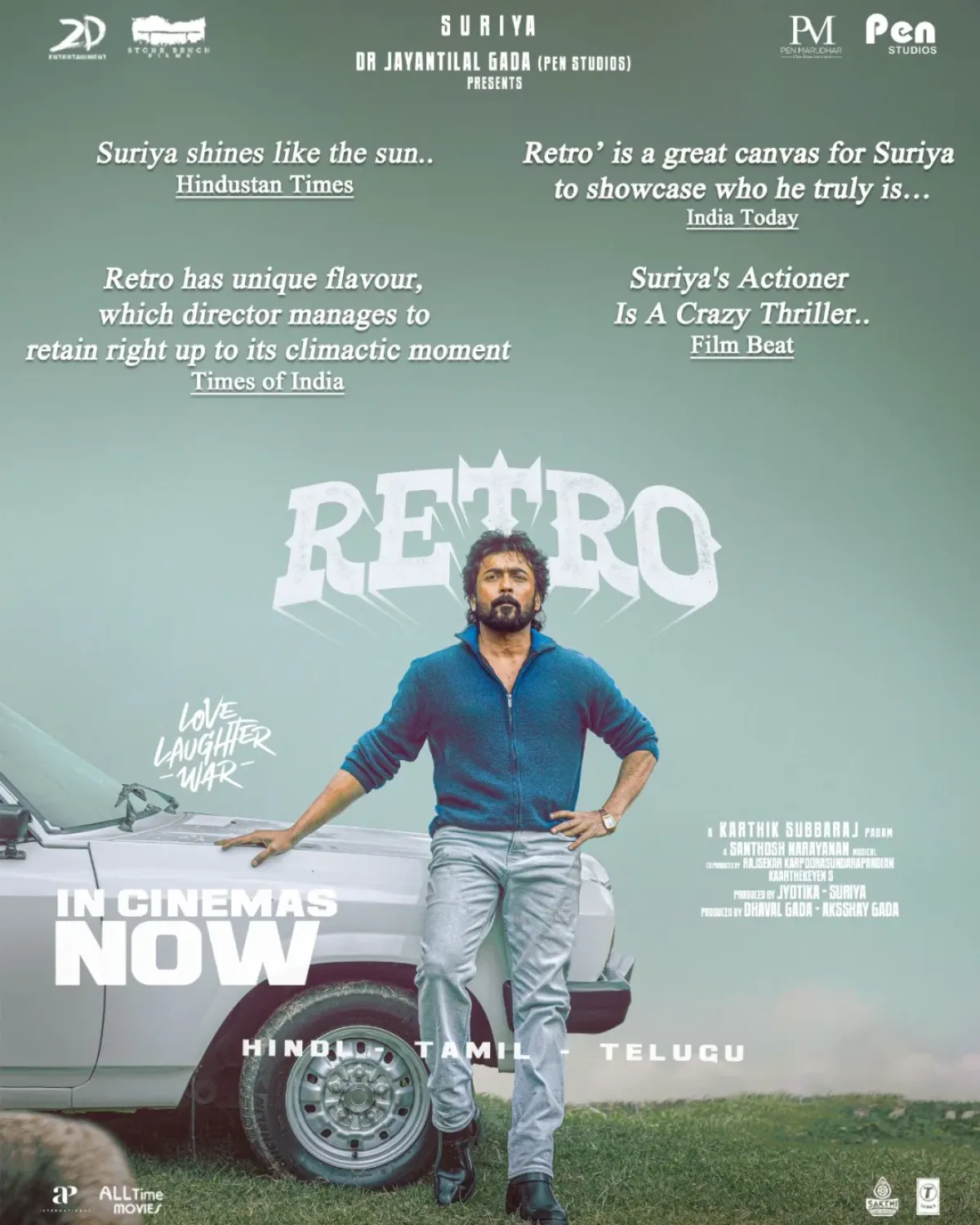 Retro Ignites Cinemas With Impactful Storytelling Fans rave about new #Retro release; critics applaud its mix of emotion and spectacle. Now!