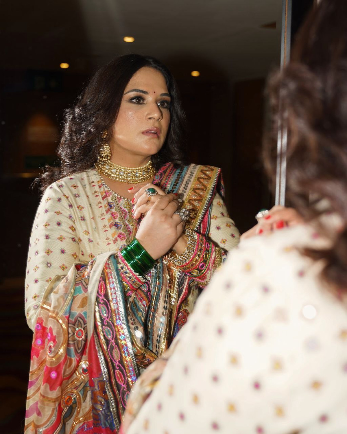 Richa Chaddha’s Stunning Punjabi Look at Wedding Weekend Celebrity stylist Mayyur Girotra and team transform a wedding weekend with Punjab flair!!!