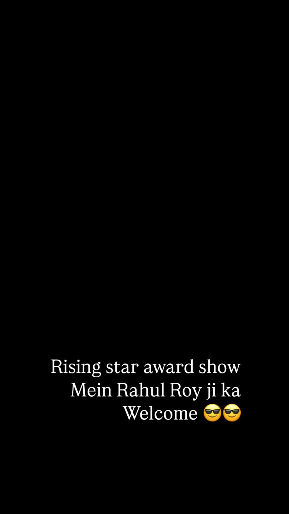 A memorable occasion welcoming iconic actor Rahul Roy, set to dazzle on the red carpet.